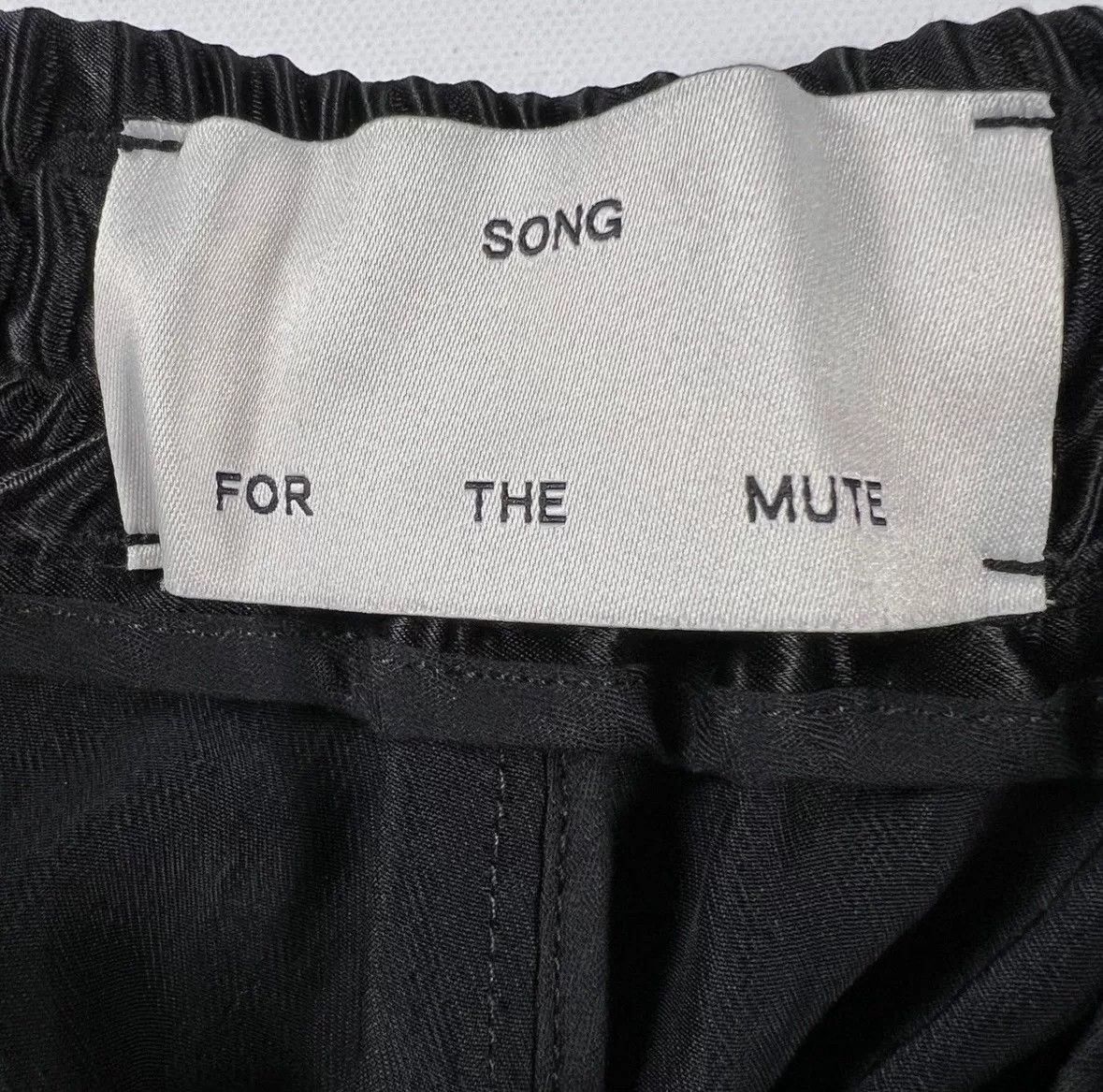 Song For The Mute SFTM 24.1 Silk Buttoned Trousers Size US 34 / EU 50 - 3 Thumbnail