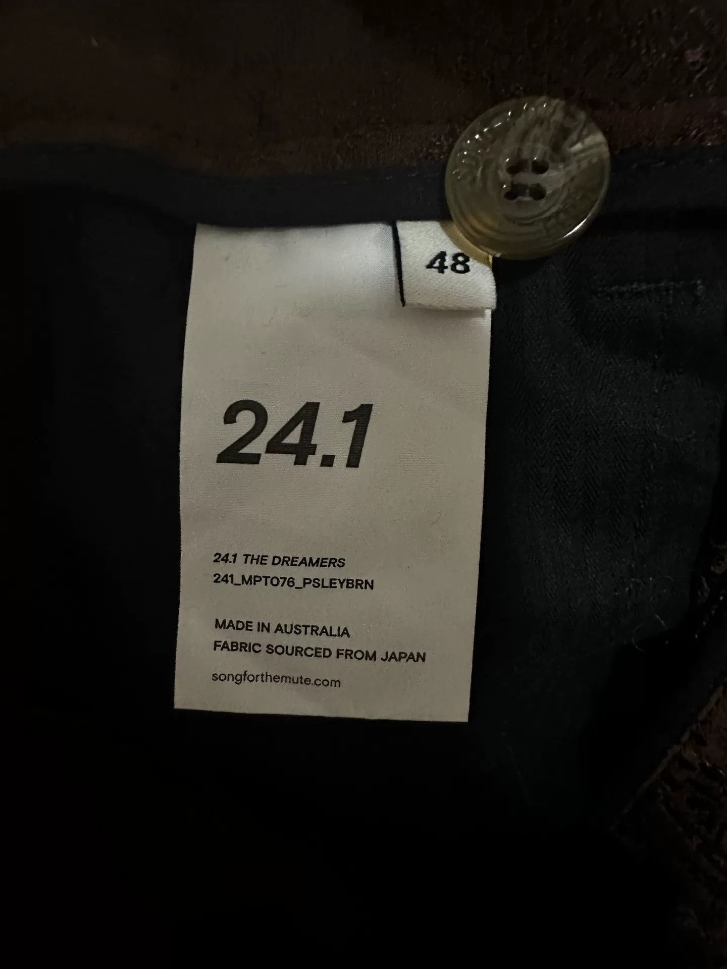 Song For The Mute SFTM 24.1 The Dreamers Strap Trousers Size US 32 / EU 48 - 4 Thumbnail
