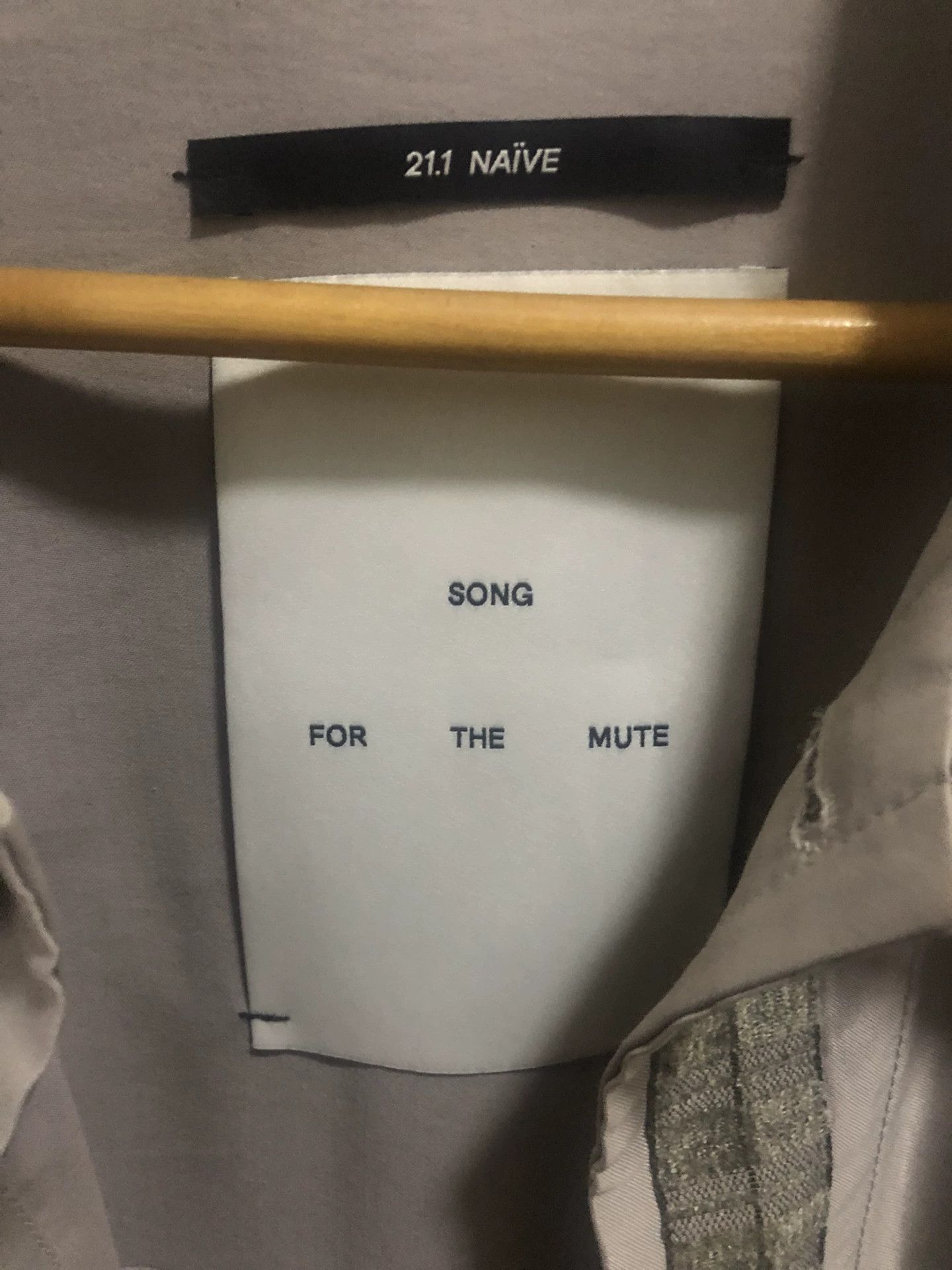 Song For The Mute Song for the Mute 21.1 NAIVE Ribbon Jacket Size US M / EU 48-50 / 2 - 4 Thumbnail
