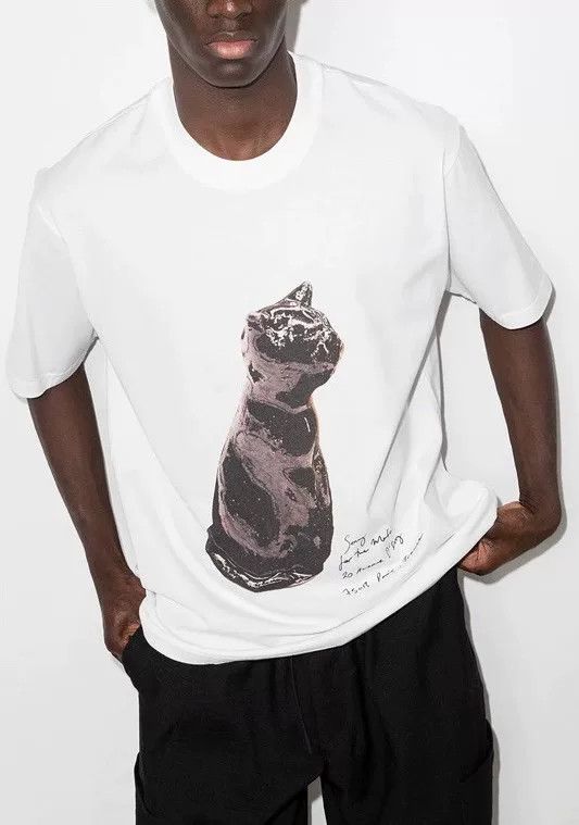Song For The Mute SFTM 22.1 Cat Print White T-Shirt Size US M / EU 48-50 / 2 - 4 Thumbnail