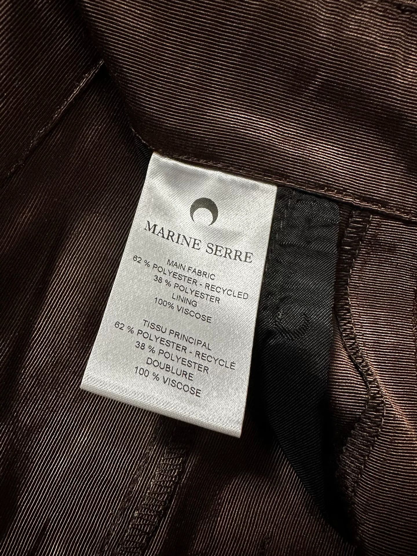 Marine Serre Marine Serre 23FW Brown Wave Trousers Size US 32 / EU 48 - 8 Thumbnail