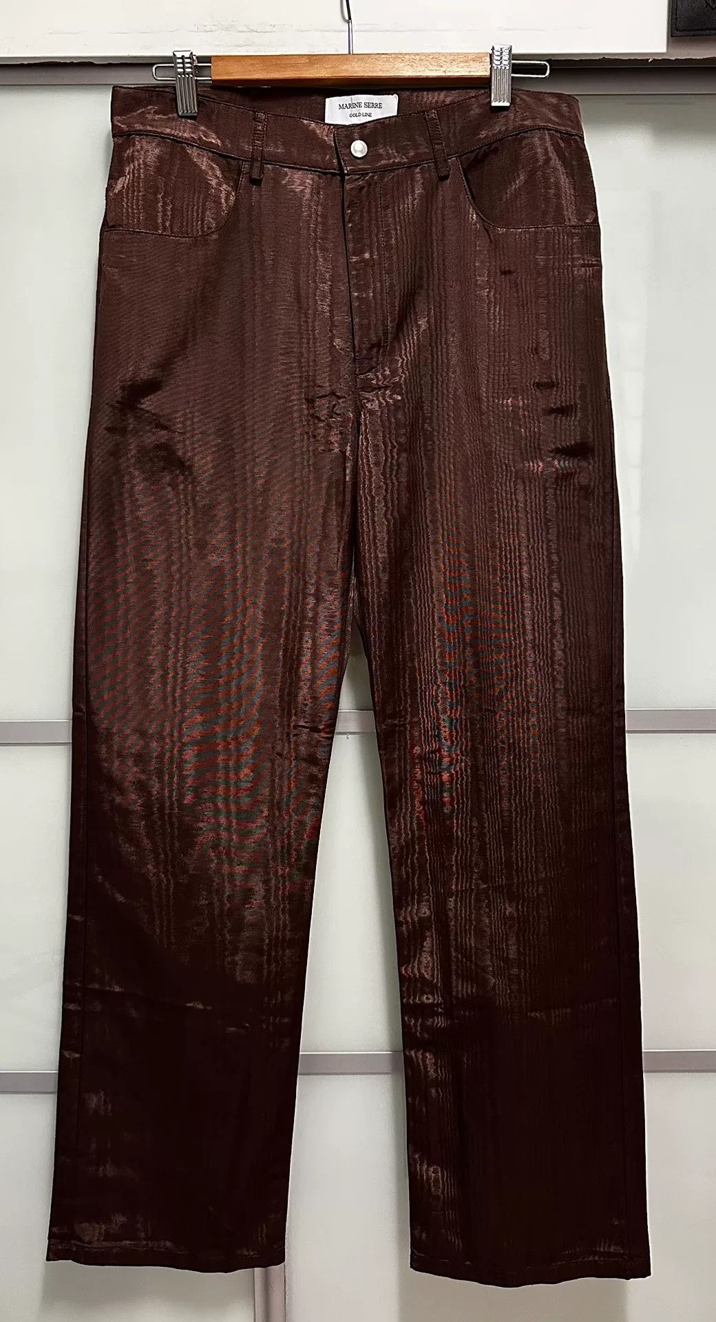 Marine Serre Marine Serre 23FW Brown Wave Trousers Size US 32 / EU 48 - 4 Thumbnail
