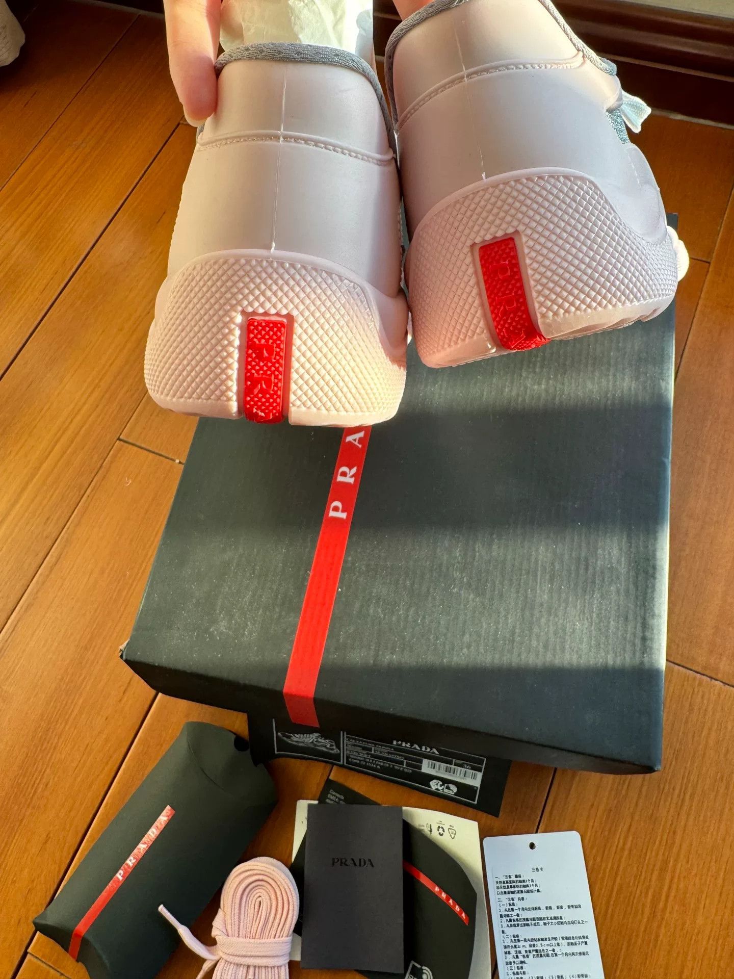 Prada Prada America's Cup Limited Pink Size US 5 / IT 35 - 4 Thumbnail