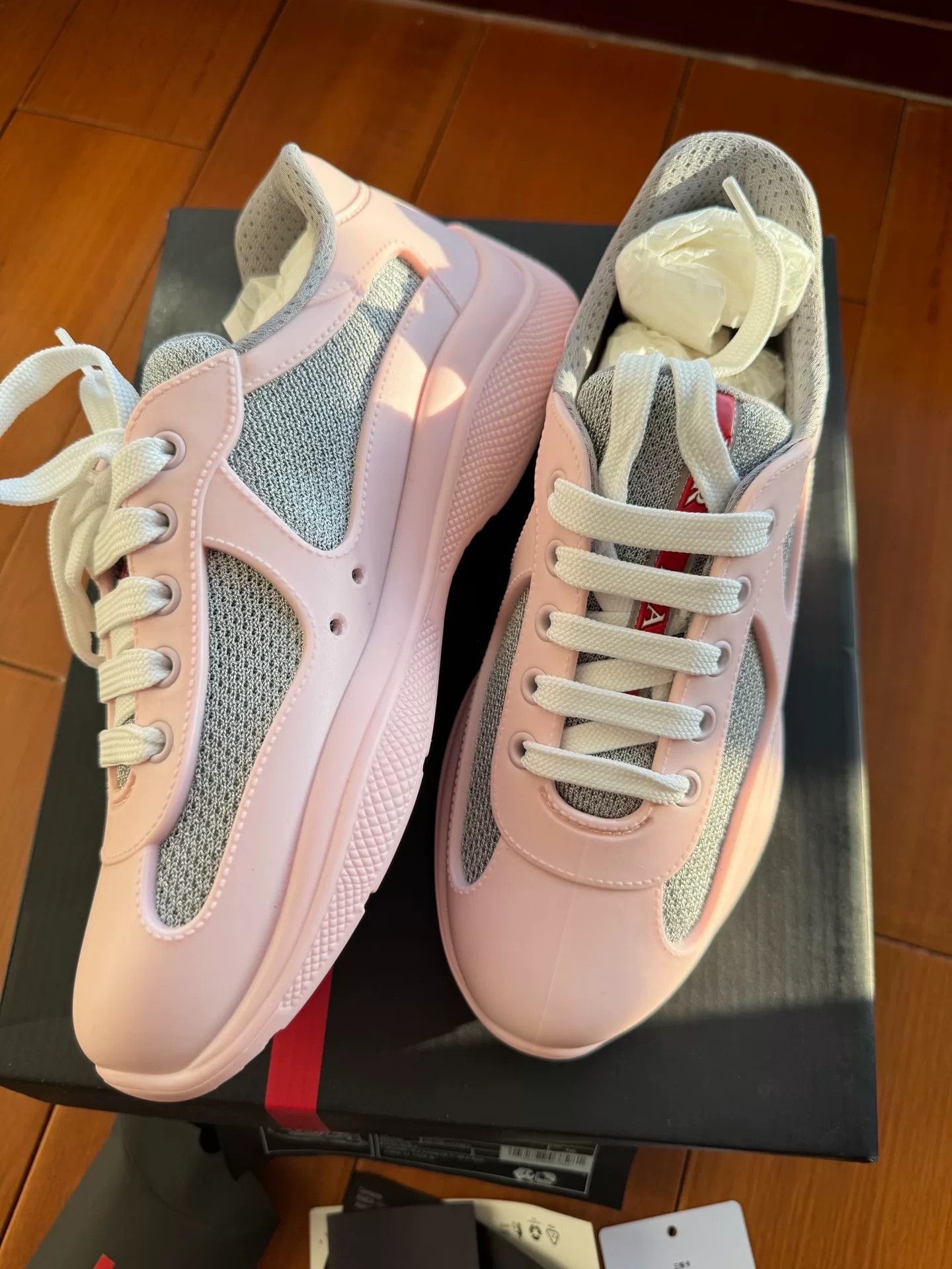 Prada Prada America's Cup Limited Pink Size US 5 / IT 35 - 2 Thumbnail
