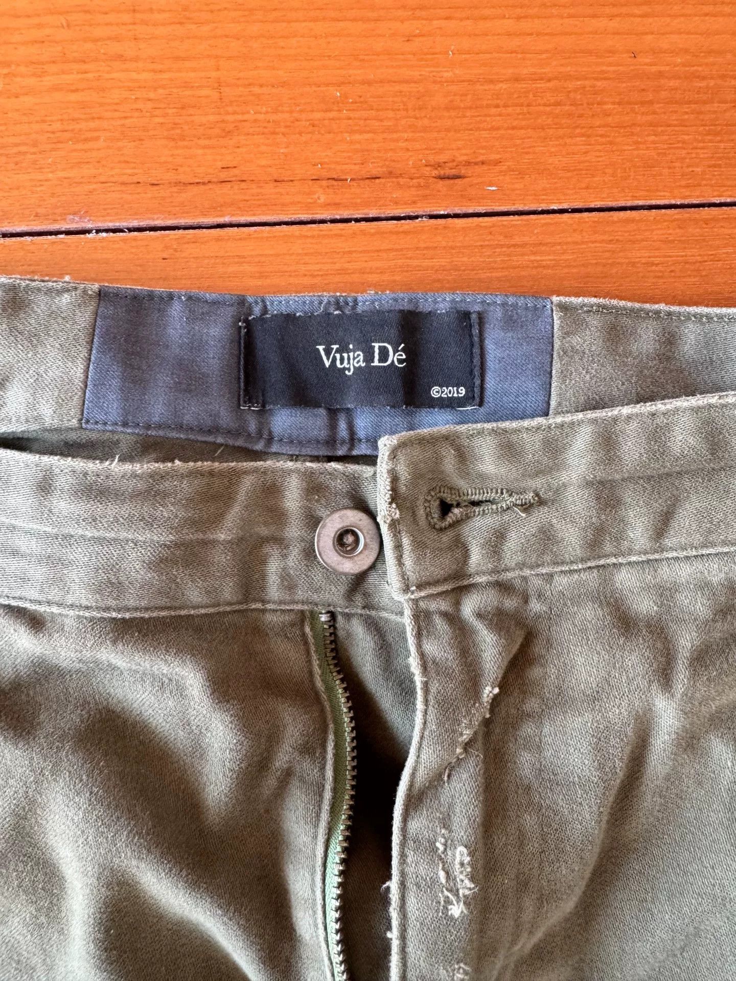 Vuja De Vujade 004 Green Cargo Pants Size US 28 / EU 44 - 2 Thumbnail
