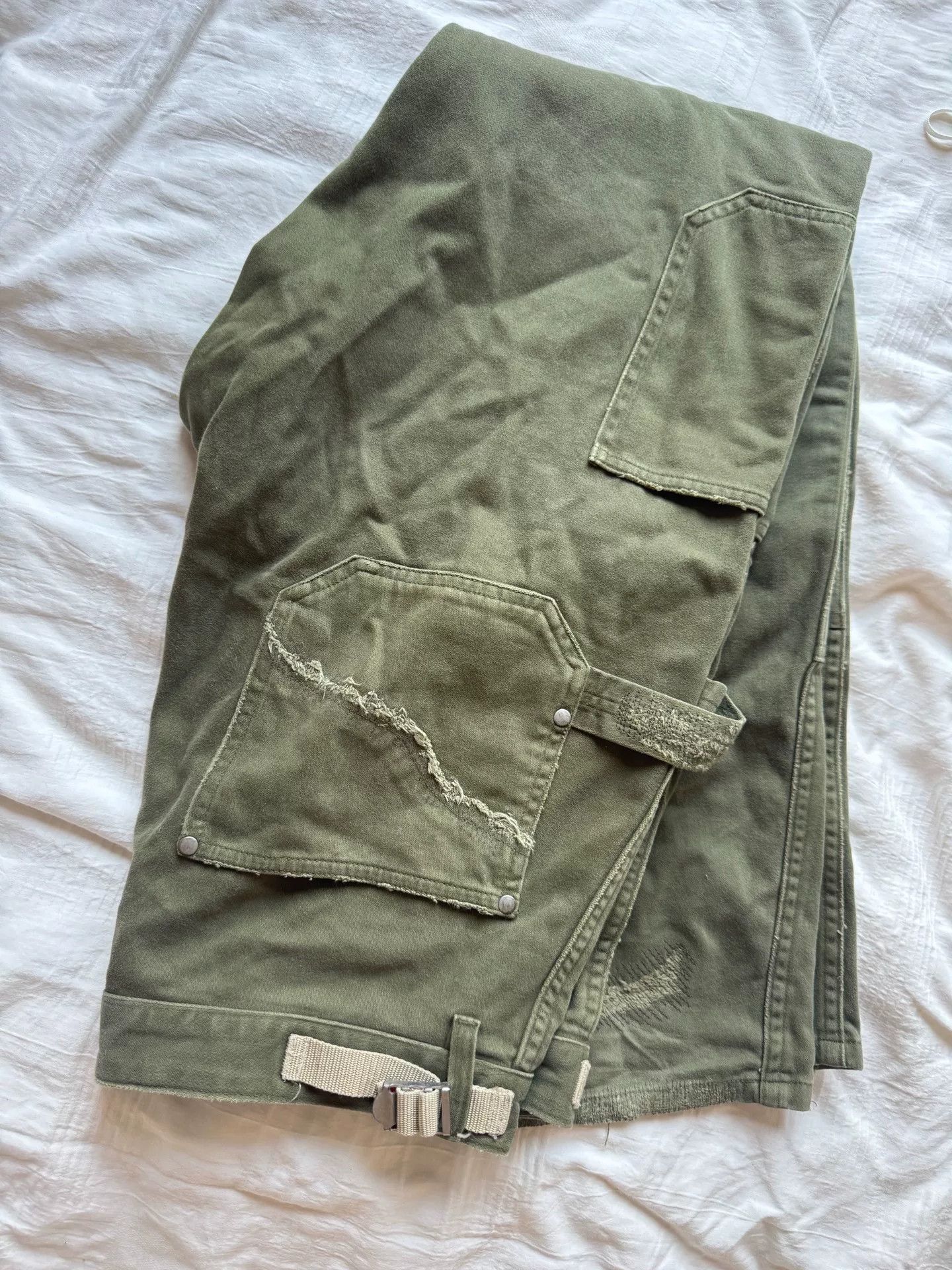 Vuja De Vujade 004 Green Cargo Pants Size US 28 / EU 44 - 9 Thumbnail