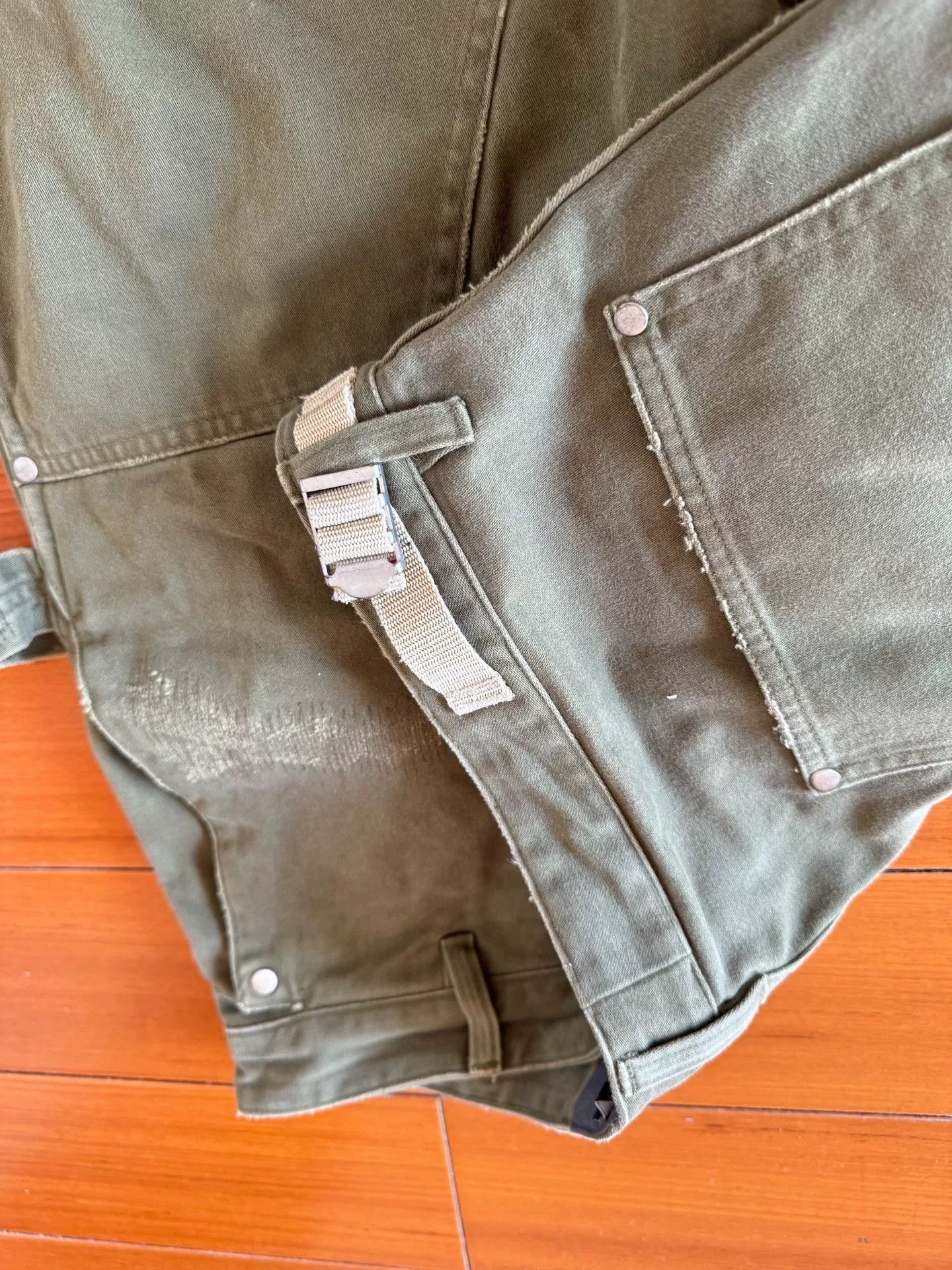 Vuja De Vujade 004 Green Cargo Pants Size US 28 / EU 44 - 6 Thumbnail