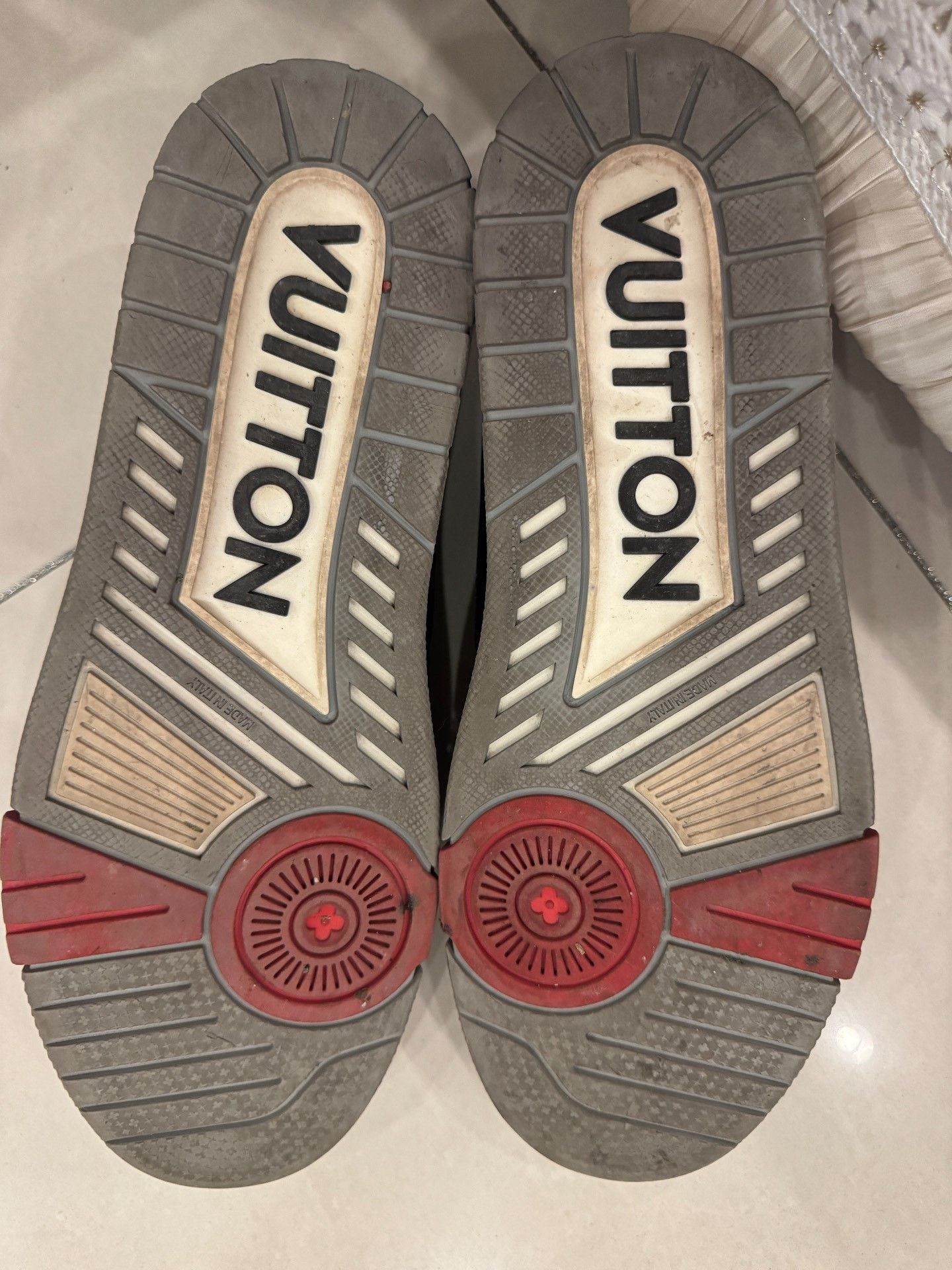 Louis Vuitton Louis Vuitton Original Black Cement Trainer Size US 9.5 / EU 42-43 - 6 Thumbnail