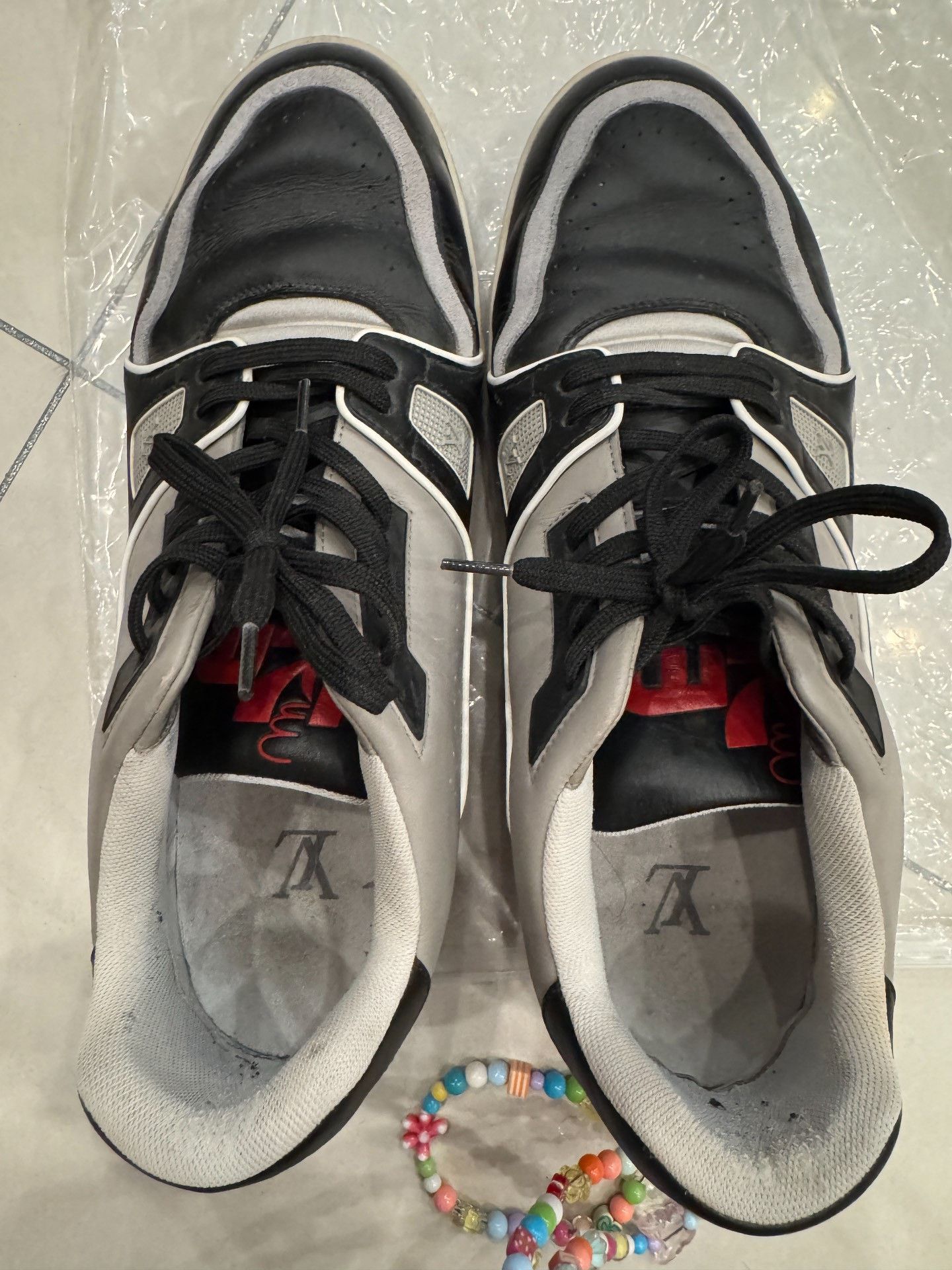 Louis Vuitton Louis Vuitton Original Black Cement Trainer Size US 9.5 / EU 42-43 - 4 Thumbnail