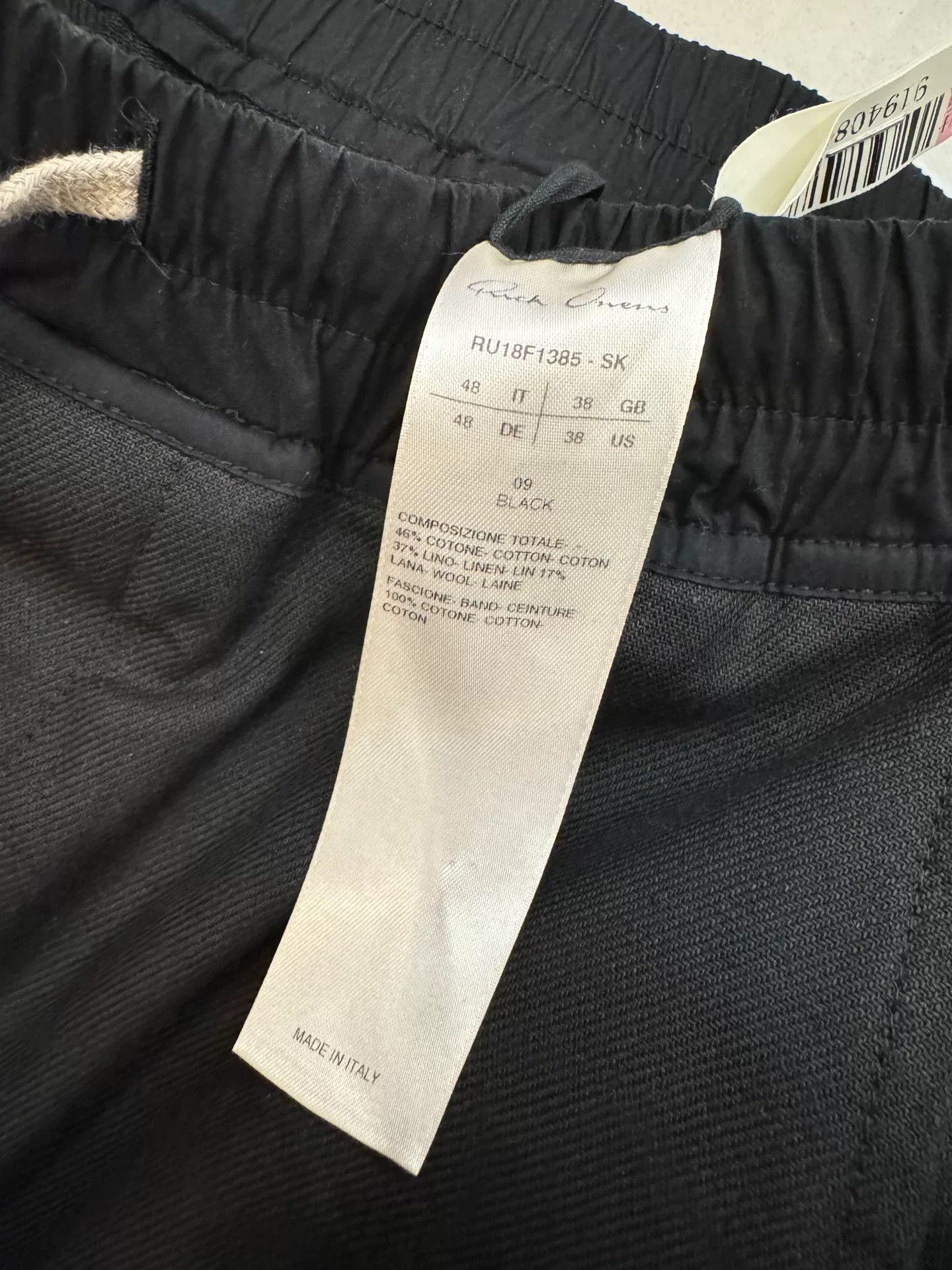 Rick Owens Rick Owens FW18 Mainline Dropped Crotch Pants Size US 32 / EU 48 - 4 Thumbnail
