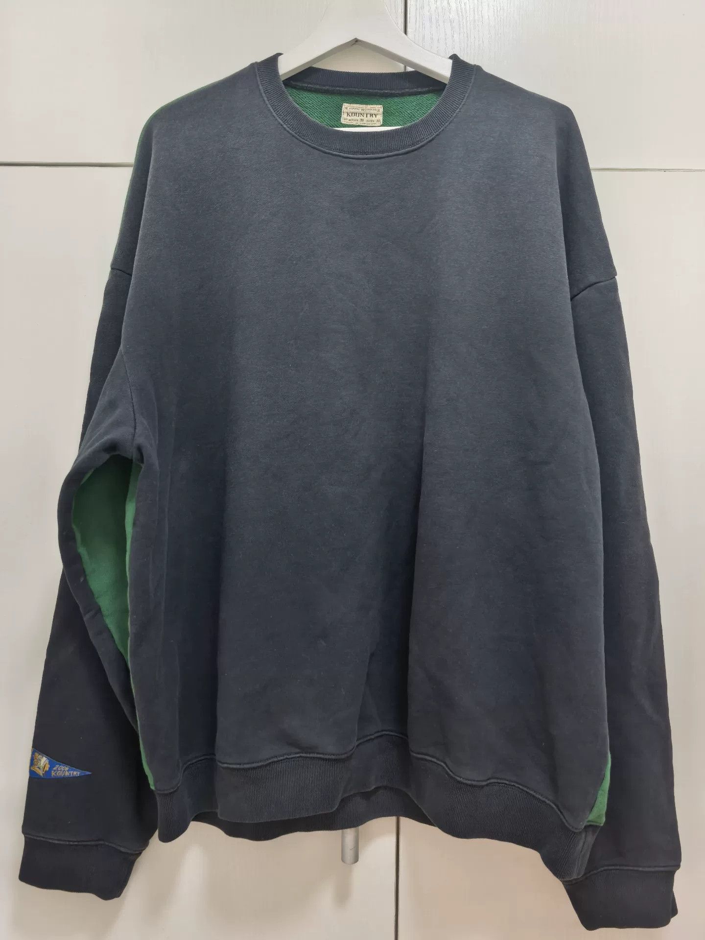 Kapital Kapital Yellow-Green Bone Crewneck Sweatshirt Size US M / EU 48-50 / 2 - 2 Thumbnail