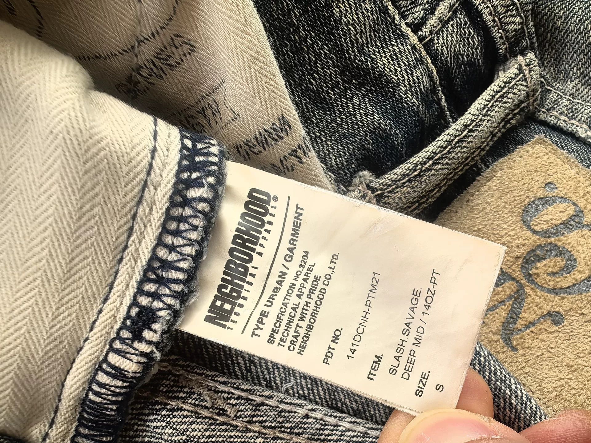 Neighborhood Neighborhood Ramones DIY Denim Jeans Size US 32 / EU 48 - 6 Thumbnail