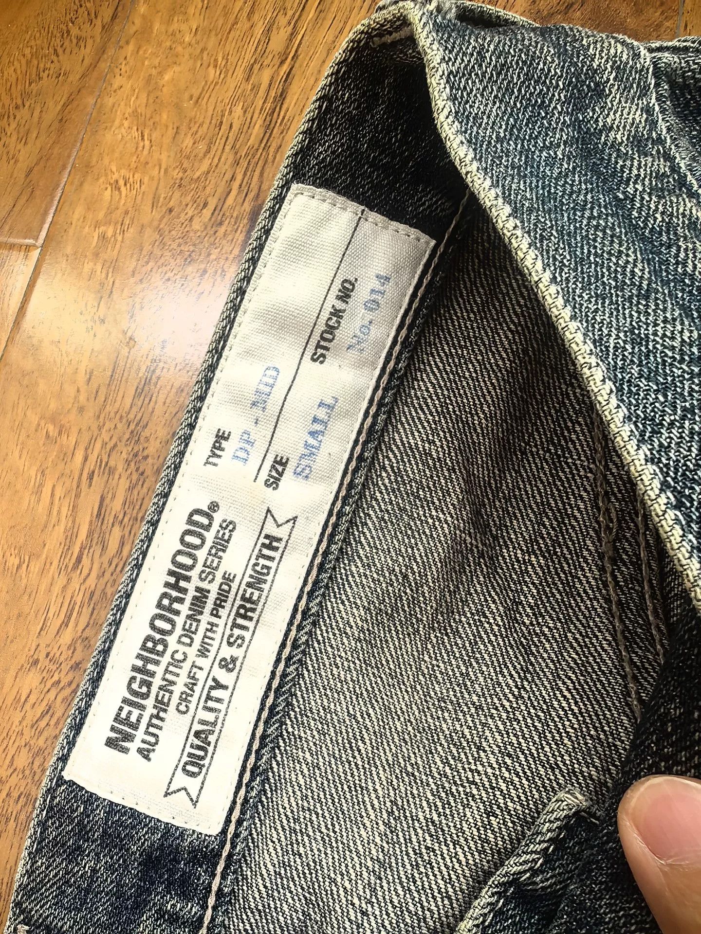 Neighborhood Neighborhood Ramones DIY Denim Jeans Size US 32 / EU 48 - 4 Thumbnail
