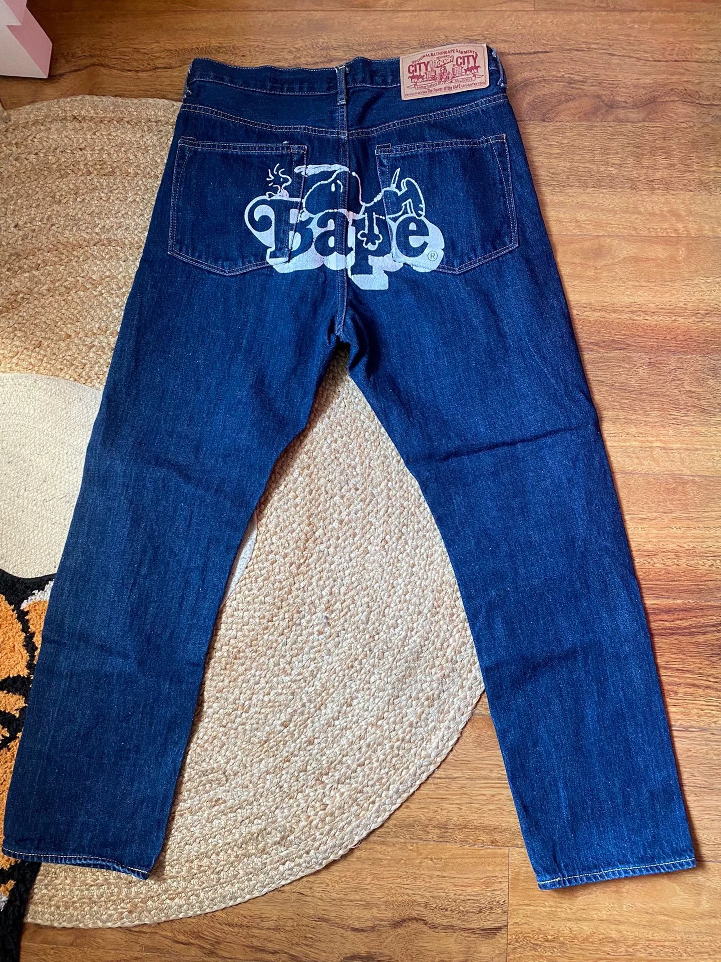 Bape BAPE x Peanuts Snoopy Jeans Size US 28 / EU 44 - 2 Thumbnail