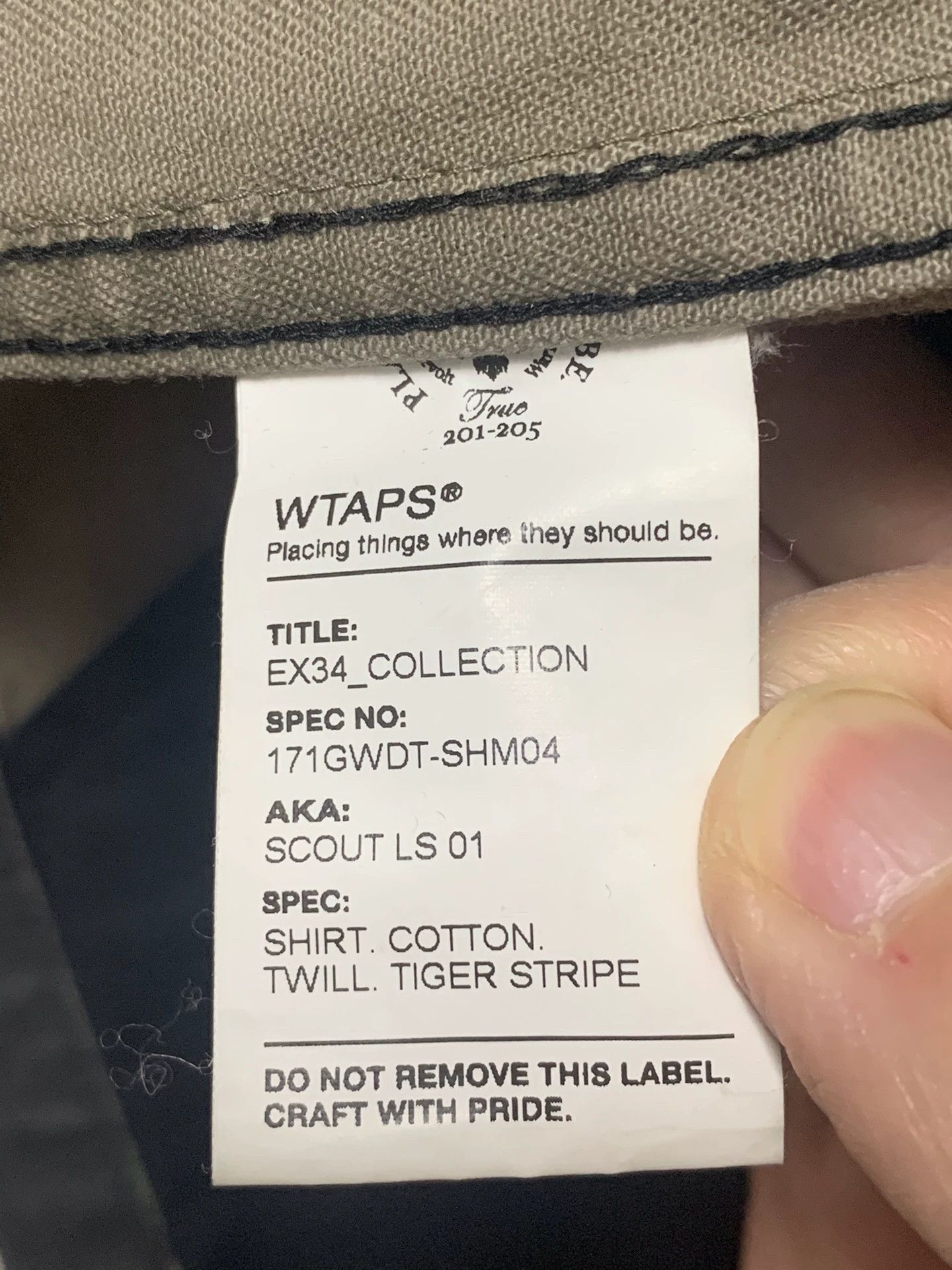 Wtaps WTAPS Tiger Stripe Camo Crew Jacket Size US L / EU 52-54 / 3 - 6 Thumbnail