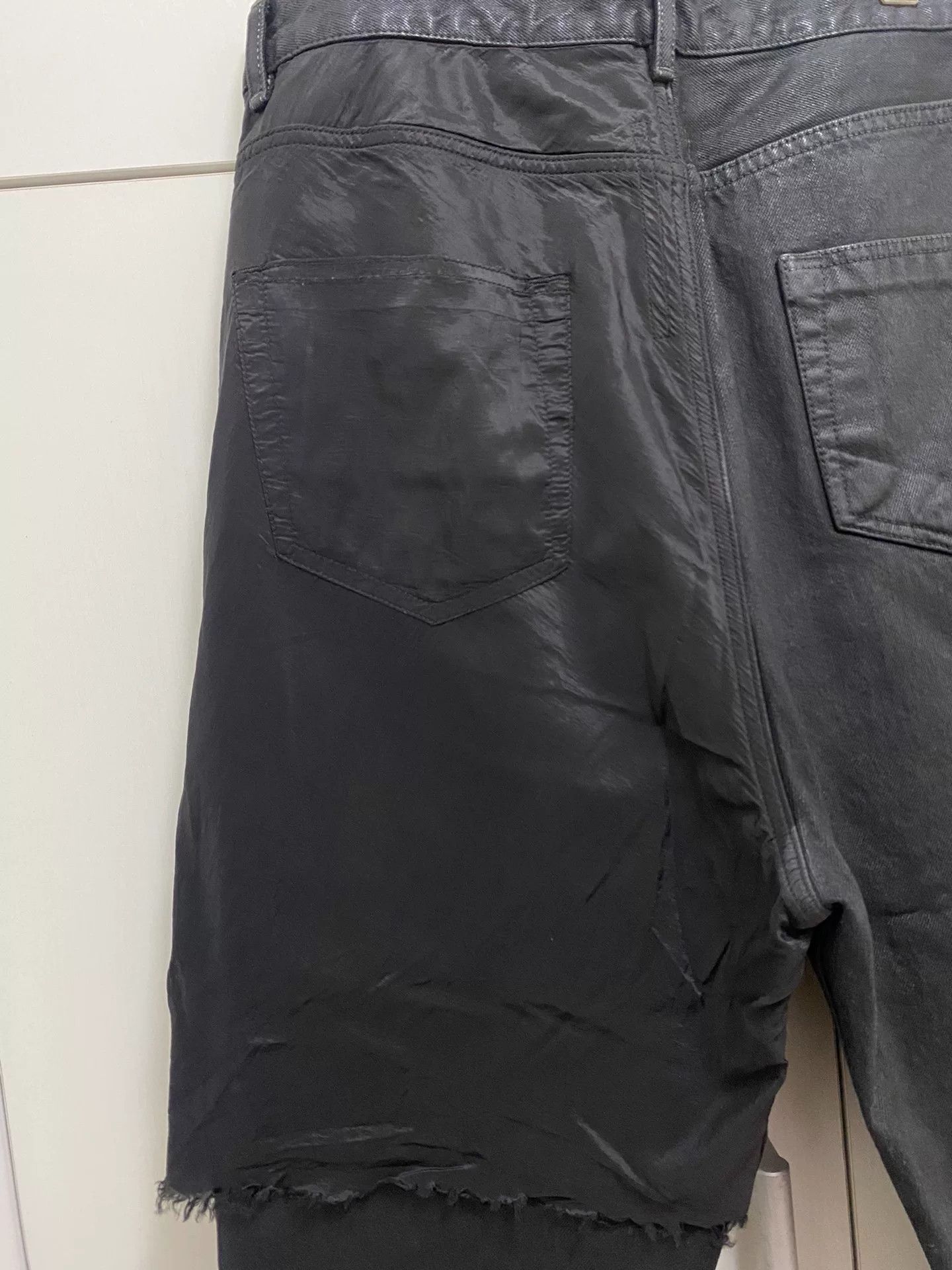 Rick Owens Drkshdw Rick Owens DRKSHDW Waxed Jeans Size US 30 / EU 46 - 5 Thumbnail