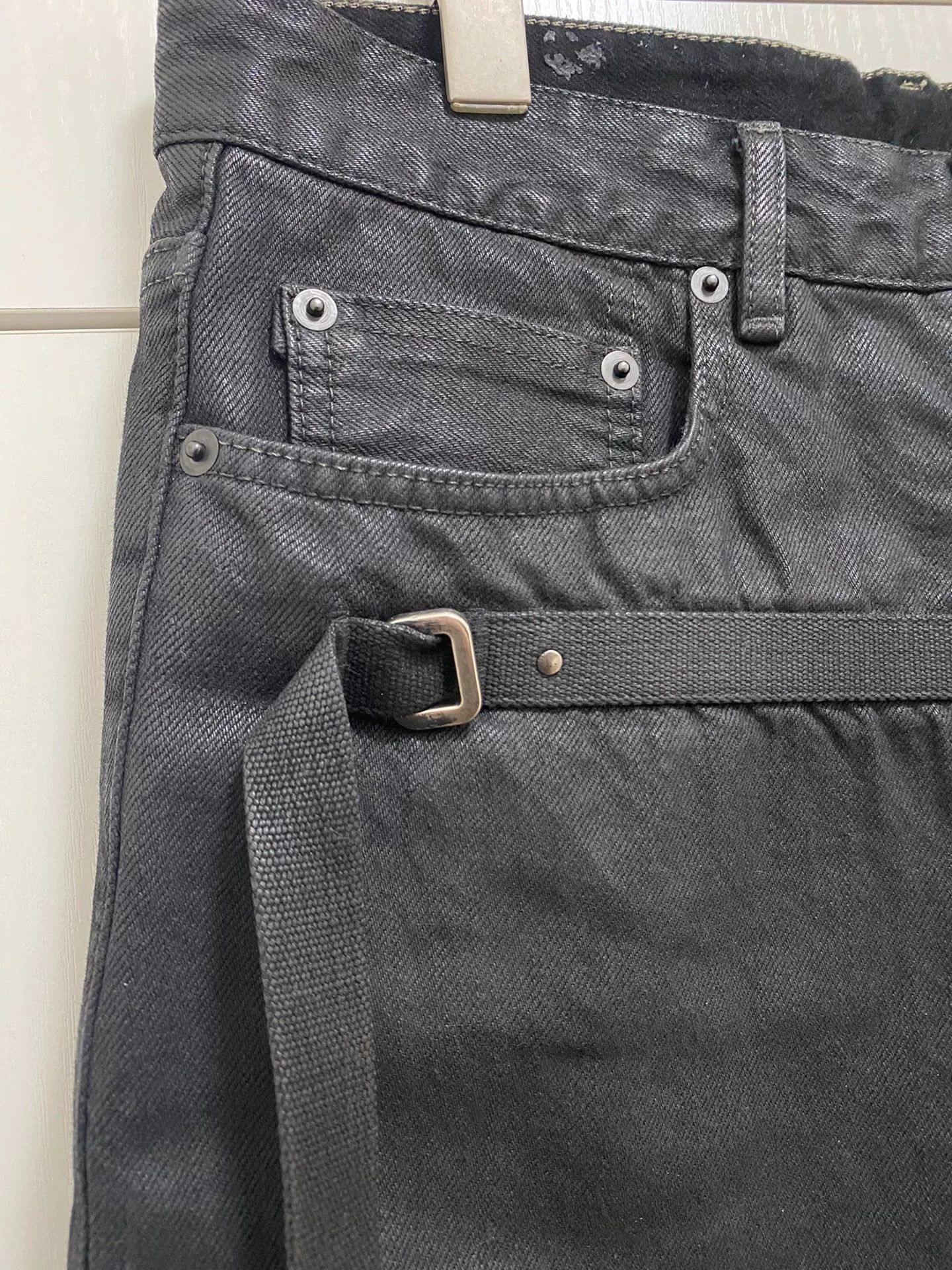 Rick Owens Drkshdw Rick Owens DRKSHDW Waxed Jeans Size US 30 / EU 46 - 3 Thumbnail