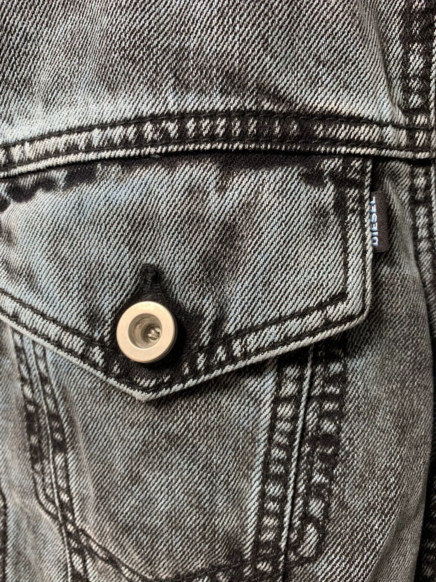 Diesel Diesel Rendered Denim Jacket Size US M / EU 48-50 / 2 - 3 Thumbnail