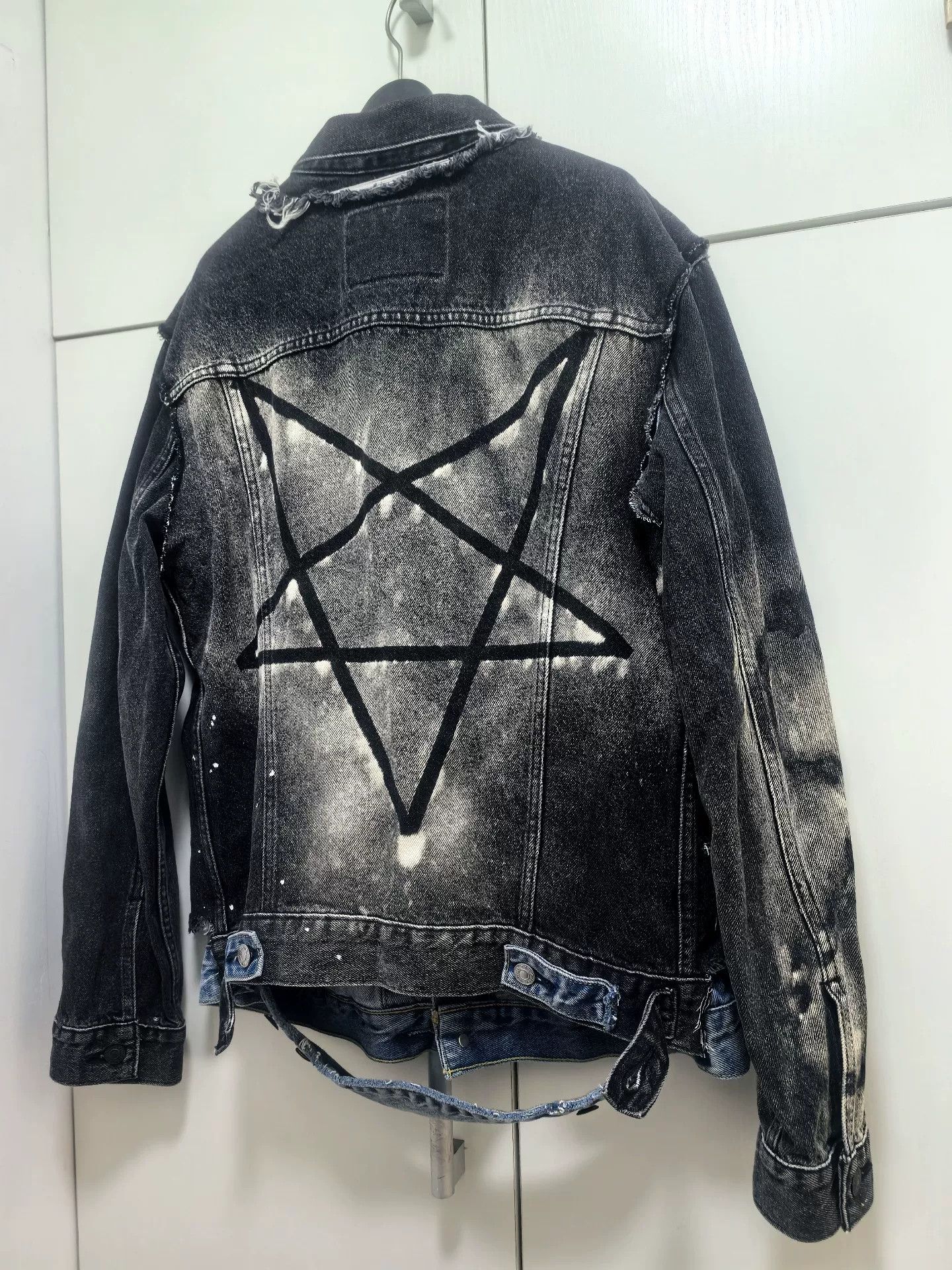 Maison MIHARA YASUHIRO Remake Dark Denim Graffiti Jacket Size US L / EU 52-54 / 3 - 7 Thumbnail
