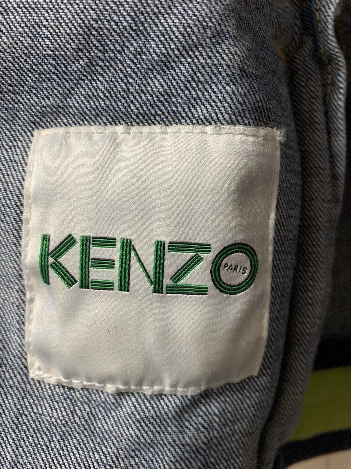 Kenzo Kenzo Fluorescent Velcro Denim Jacket Size US S / EU 44-46 / 1 - 4 Thumbnail