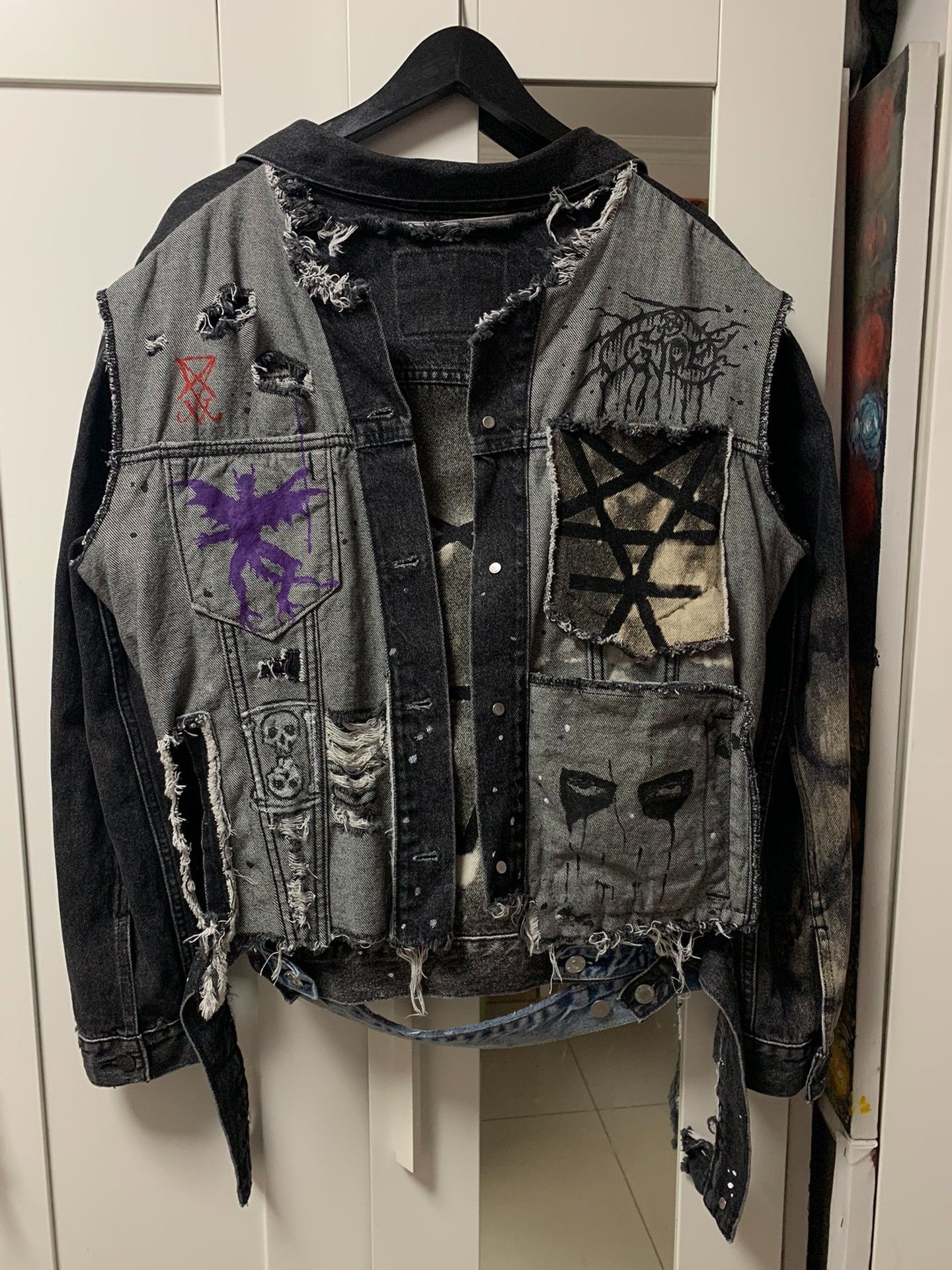 Maison MIHARA YASUHIRO CGJoey Remake Dark Denim Jacket Size US L / EU 52-54 / 3 - 6 Thumbnail