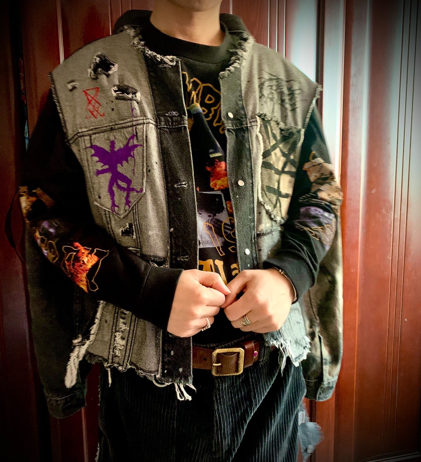 Maison MIHARA YASUHIRO CGJoey Remake Dark Denim Jacket Size US L / EU 52-54 / 3 - 9 Thumbnail
