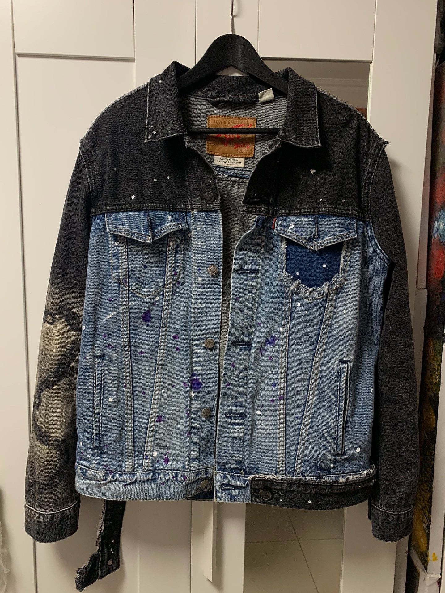 Maison MIHARA YASUHIRO CGJoey Remake Dark Denim Jacket Size US L / EU 52-54 / 3 - 7 Thumbnail