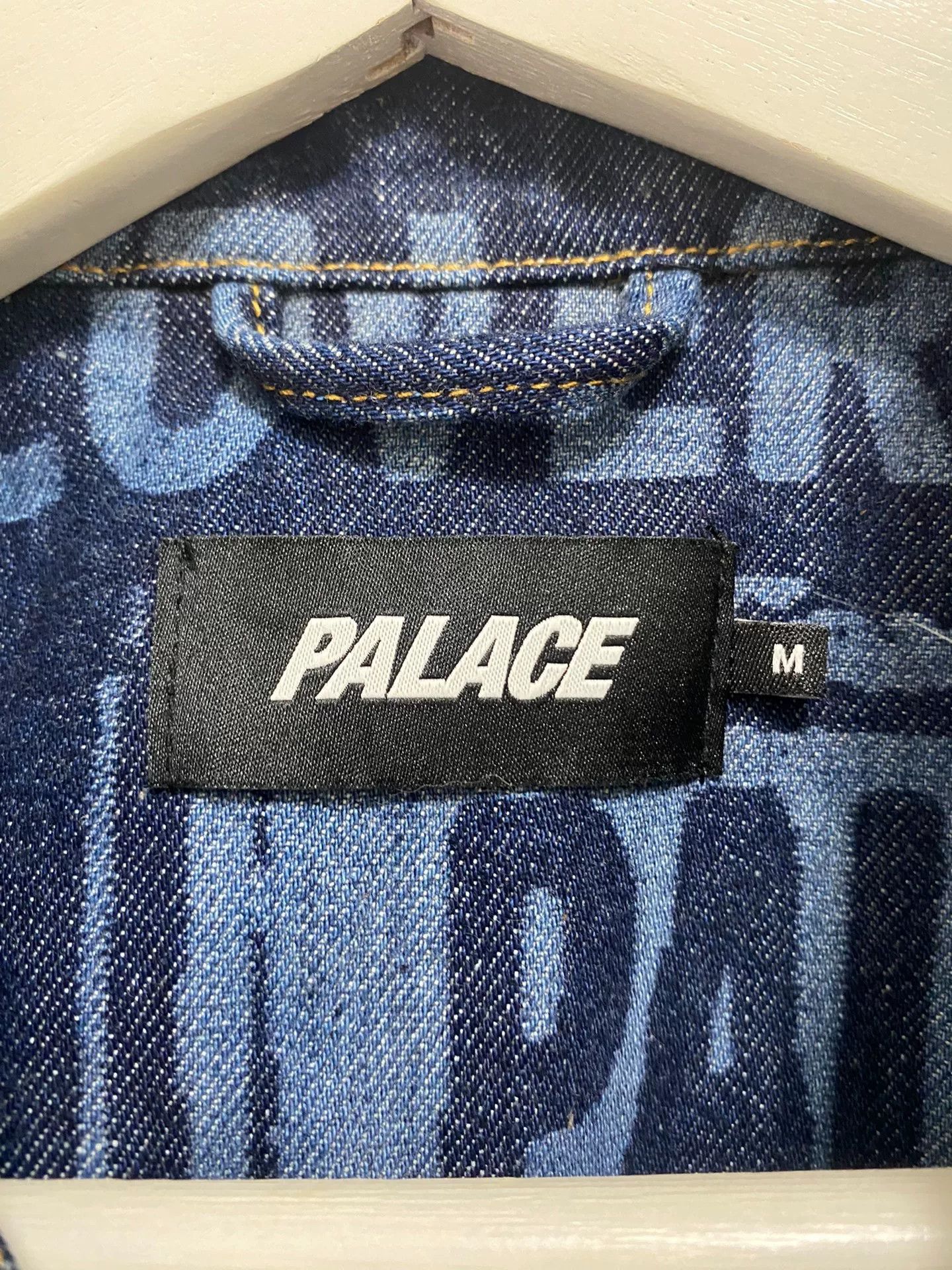 Palace Palace All-Over Logo Denim Jacket Size US M / EU 48-50 / 2 - 3 Thumbnail
