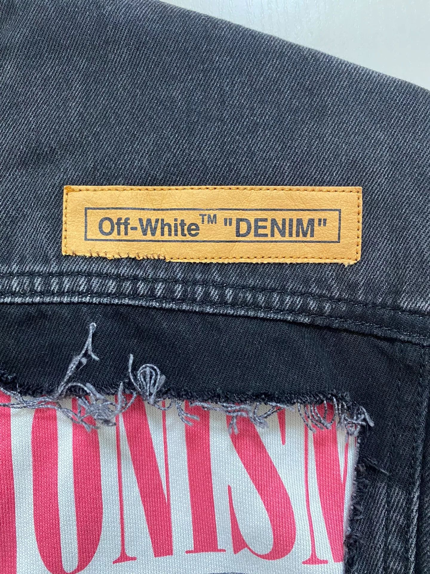 Off-White Off-White Monet Print Spliced Denim Jacket Size US L / EU 52-54 / 3 - 4 Thumbnail
