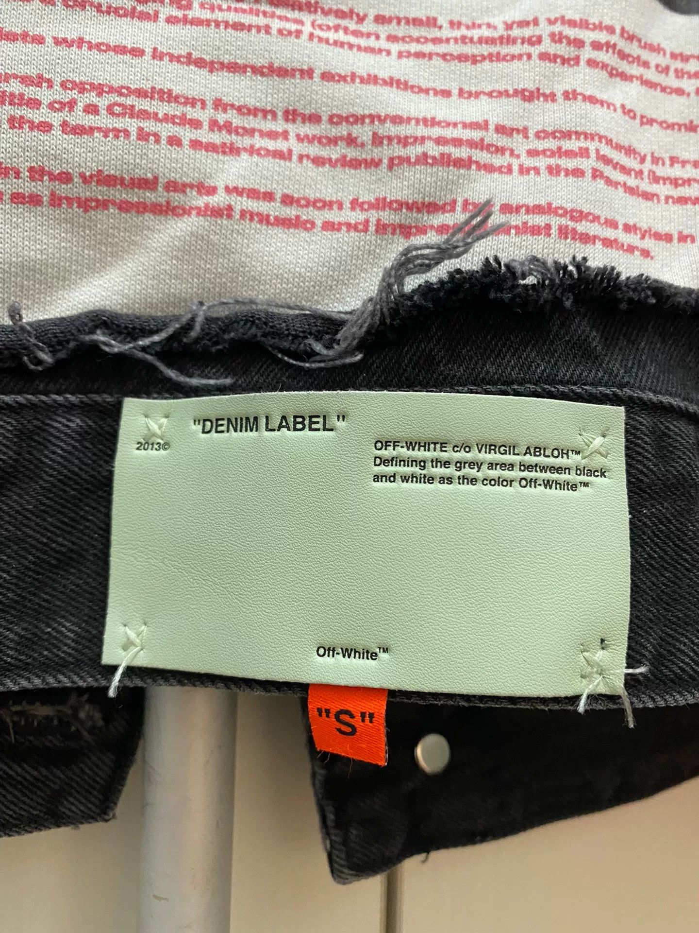 Off-White Off-White Monet Print Spliced Denim Jacket Size US L / EU 52-54 / 3 - 5 Thumbnail