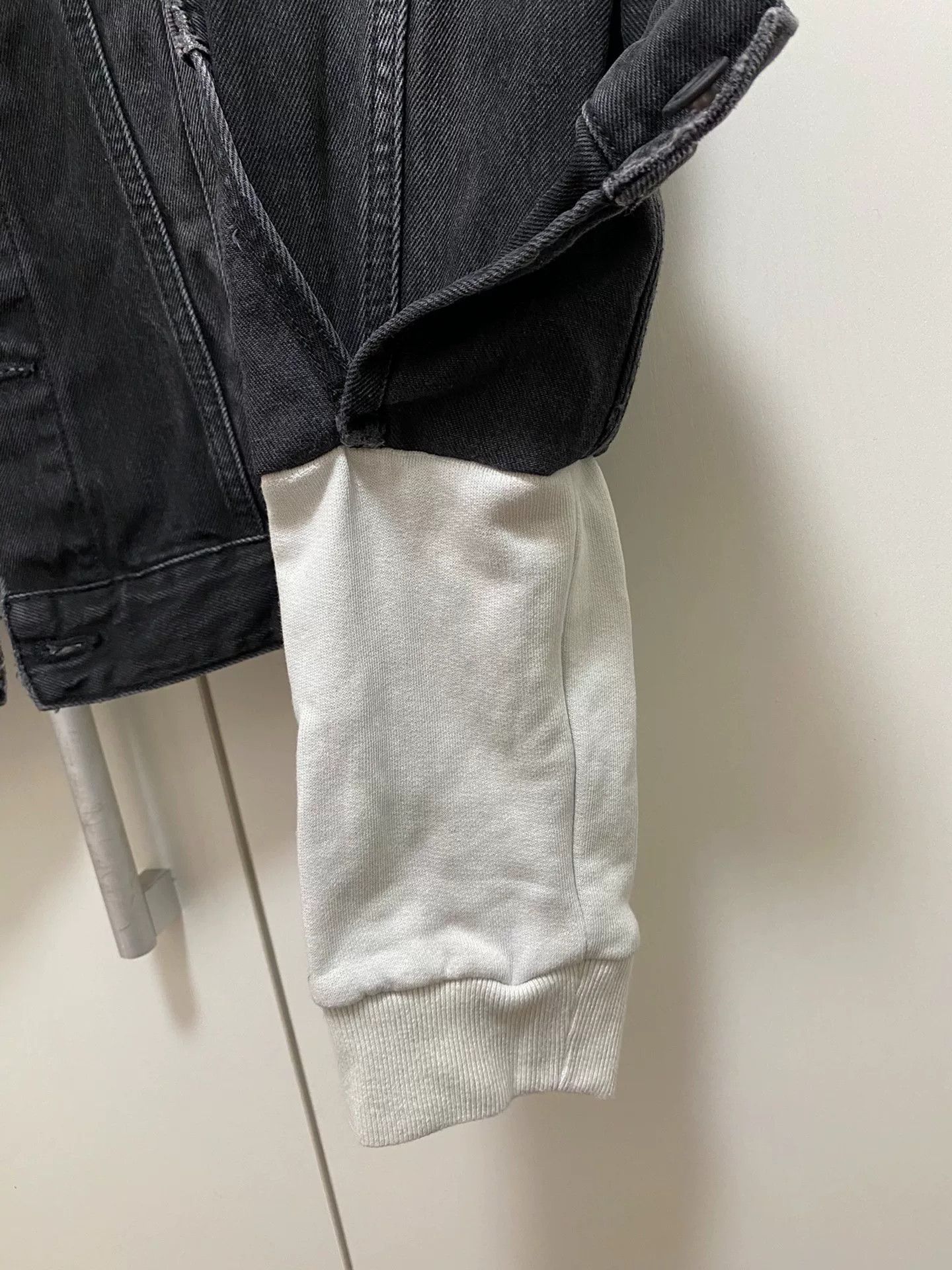 Off-White Off-White Monet Print Spliced Denim Jacket Size US L / EU 52-54 / 3 - 3 Thumbnail