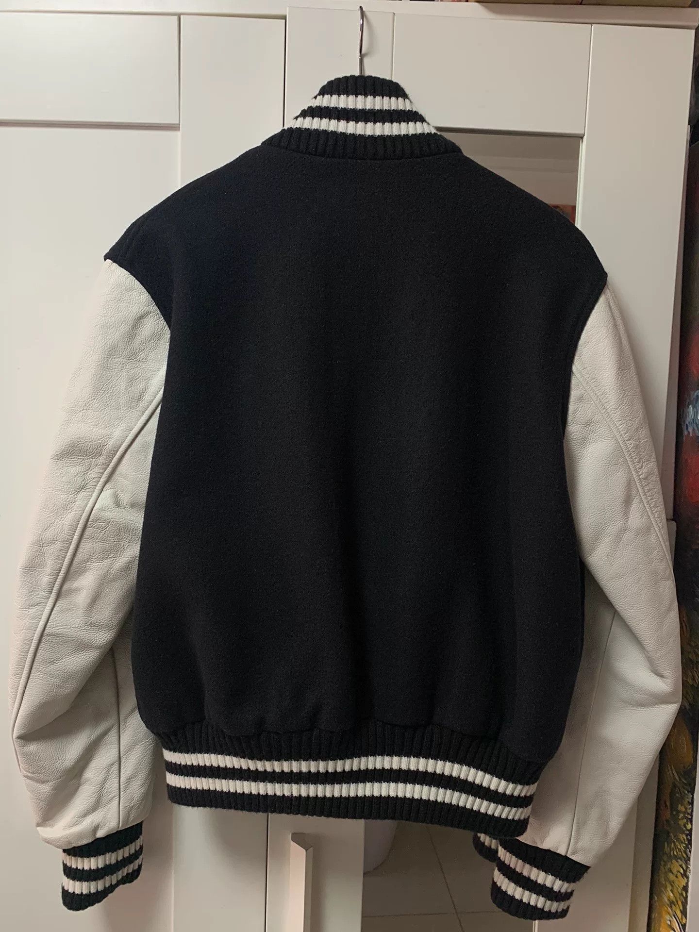 R13 R13 Vintage Leather Sleeve Varsity Jacket Size US S / EU 44-46 / 1 - 2 Thumbnail