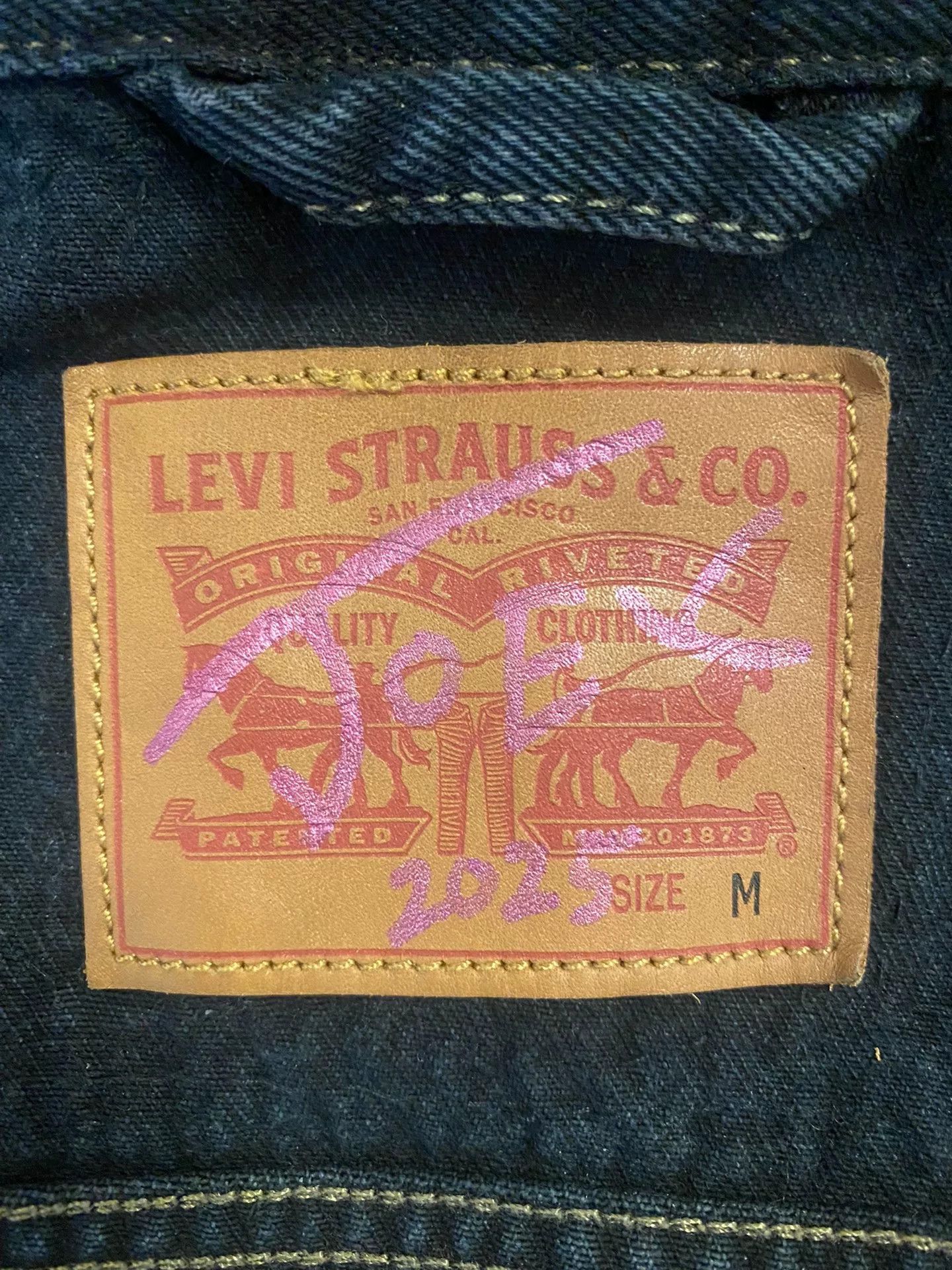 Levi's Dark Funeral Art Patch Denim Jacket Size US M / EU 48-50 / 2 - 6 Thumbnail