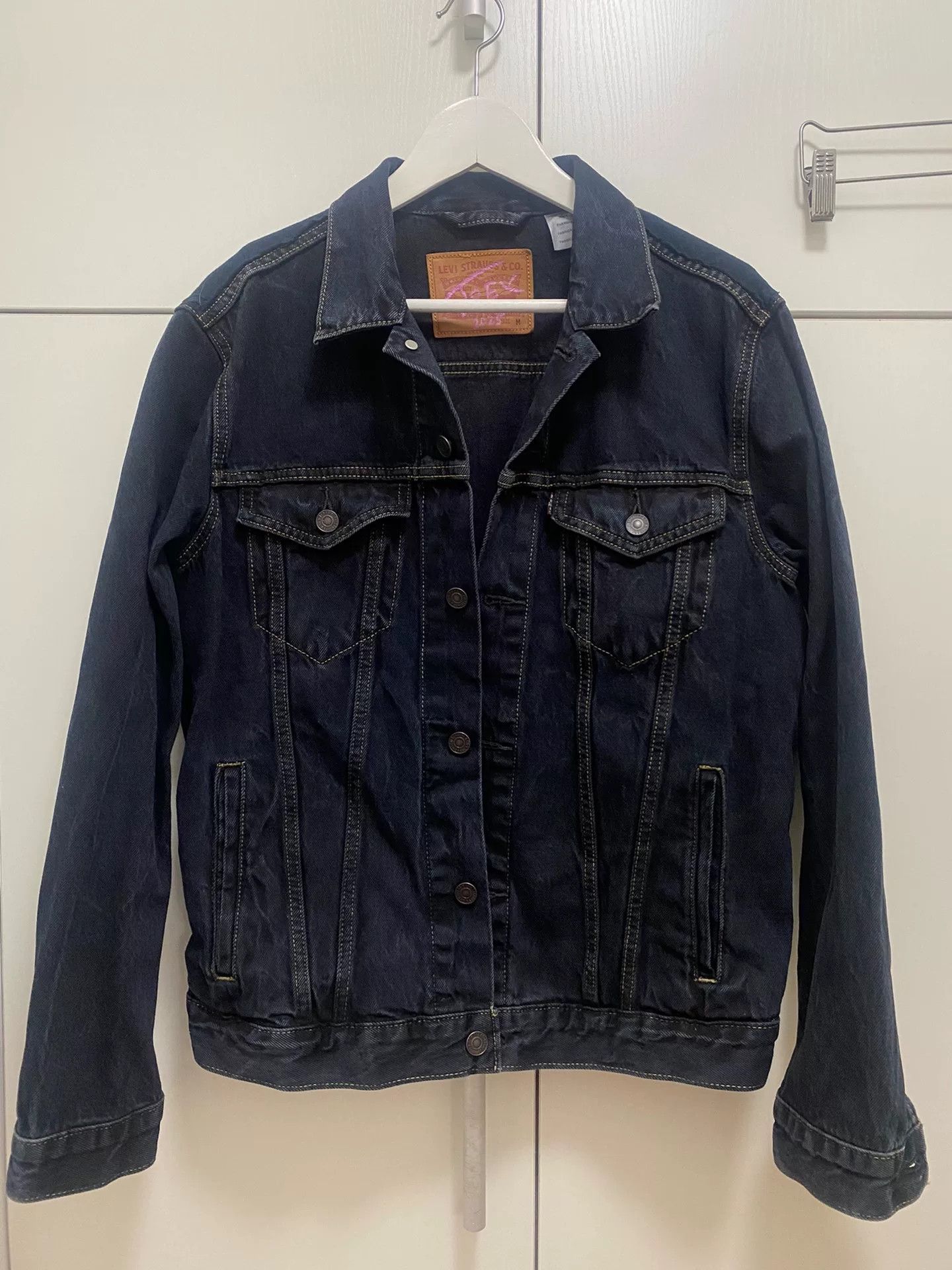 Levi's Dark Funeral Art Patch Denim Jacket Size US M / EU 48-50 / 2 - 2 Thumbnail