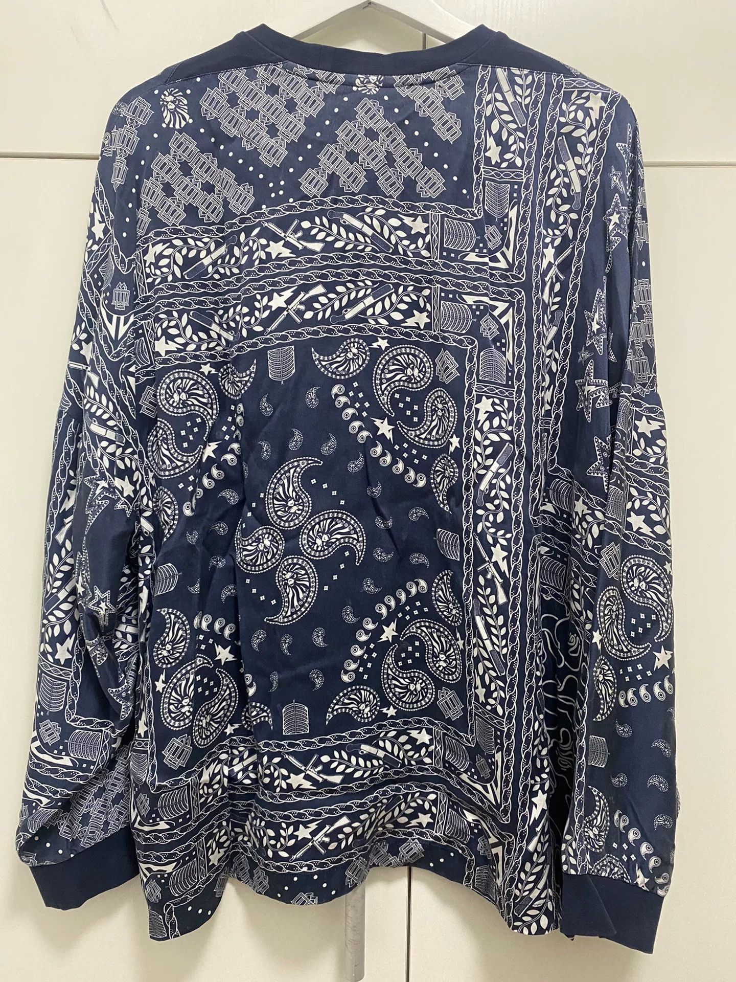 Bape BAPE BLACK Silk Paisley Long-Sleeve T-Shirt Size US S / EU 44-46 / 1 - 2 Thumbnail
