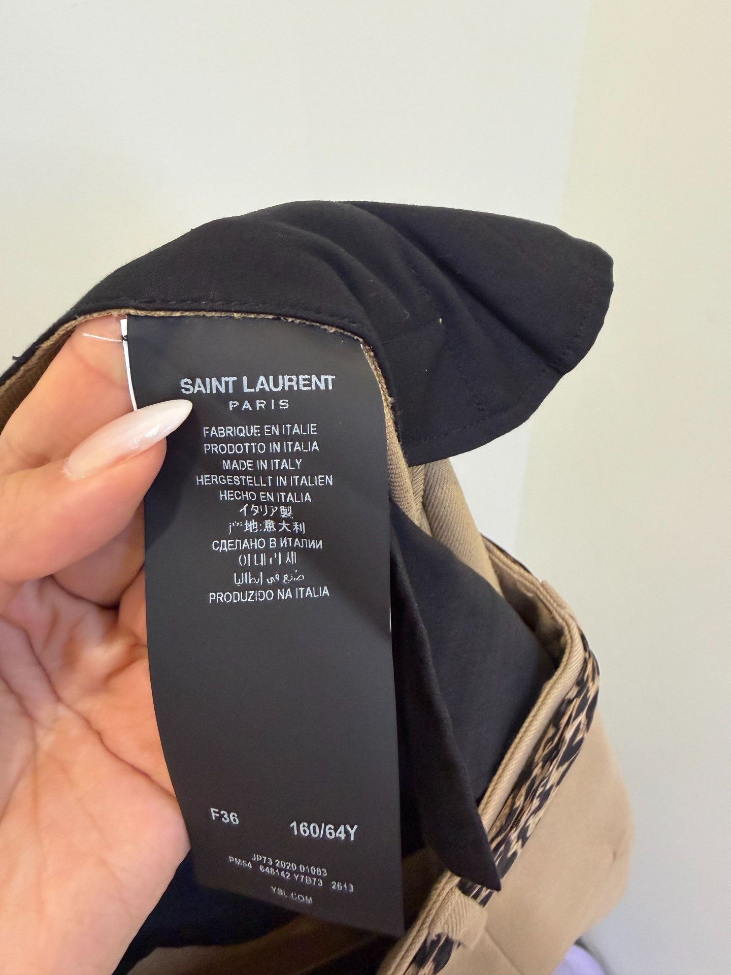 Saint Laurent Paris Saint Laurent Women's Wool Casual Pants Size 36" / US 14 / IT 50 - 6 Thumbnail