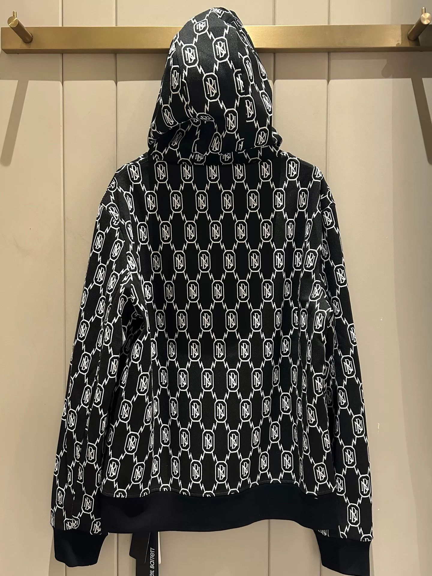 Neil Barrett Neil Barrett Zip Hoodie Full Logo Size US M / EU 48-50 / 2 - 2 Thumbnail