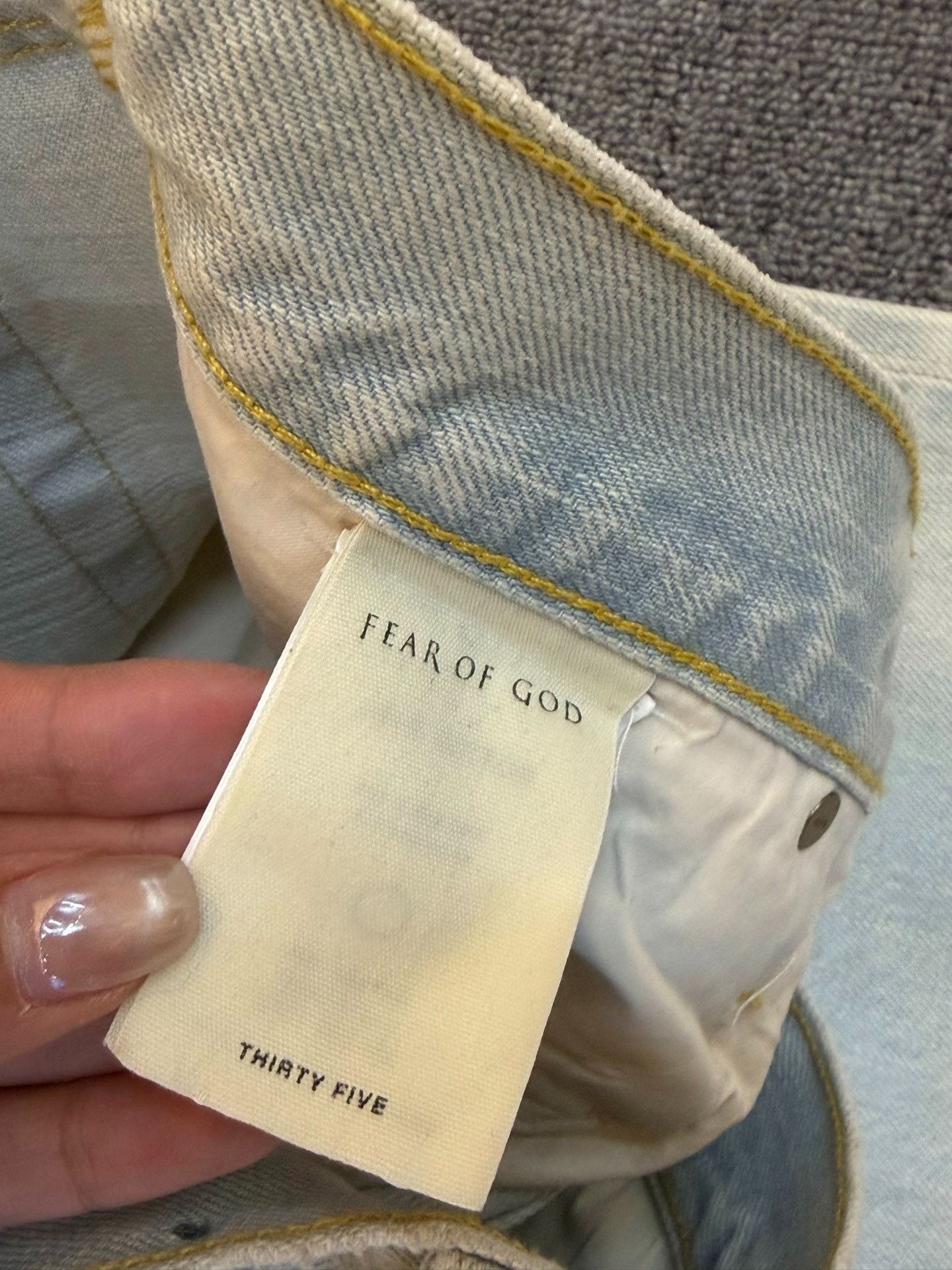 Fear of God Fear of God Men's Jeans Size US 35 - 3 Thumbnail