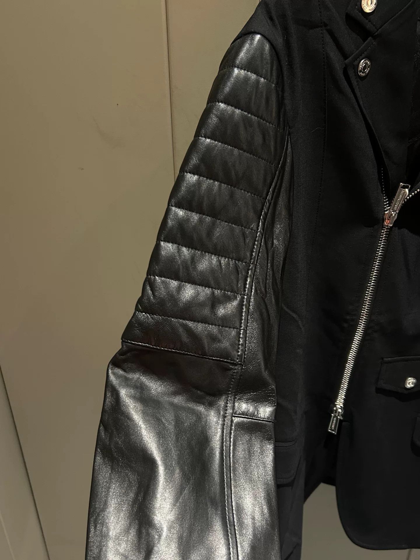 Dsquared2 DSQUARED2 Men's Leather Coat Size US S / EU 44-46 / 1 - 3 Thumbnail