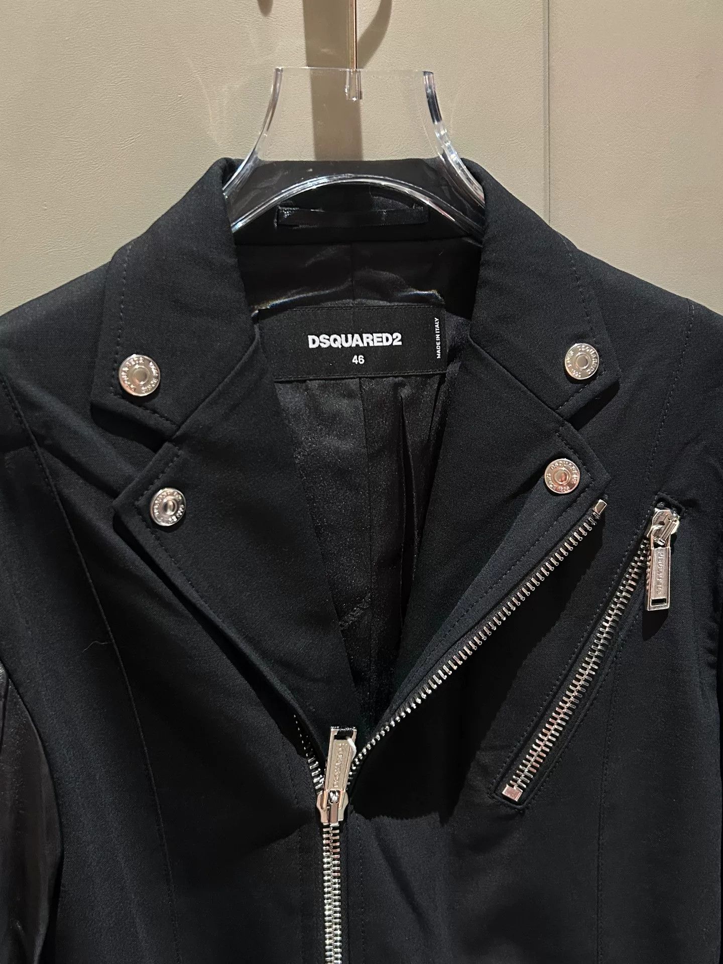 Dsquared2 DSQUARED2 Men's Leather Coat Size US S / EU 44-46 / 1 - 2 Thumbnail