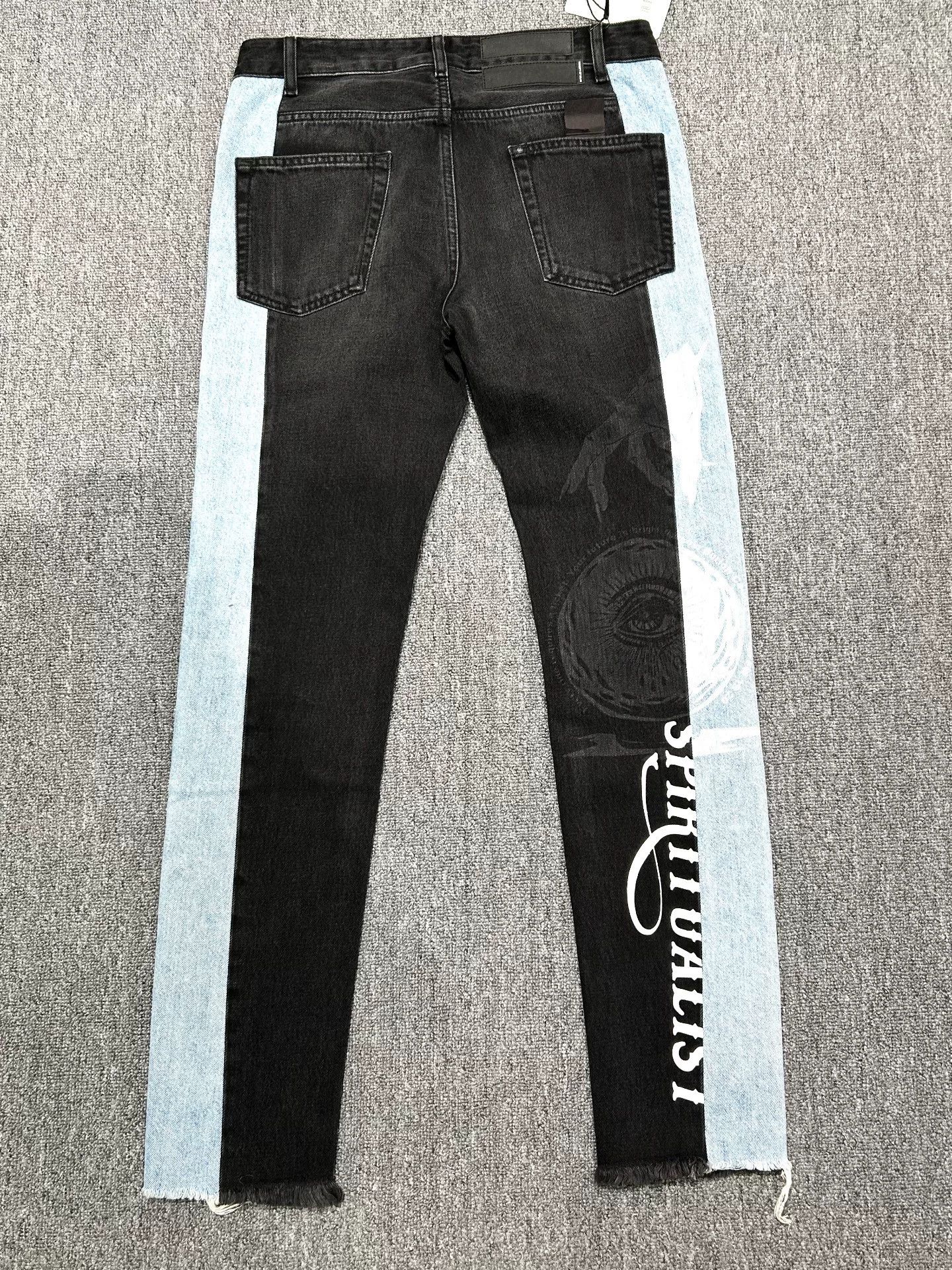 Marcelo Burlon MARCELO BURLON Men's Denim Pants Size US 30 / EU 46 - 4 Thumbnail
