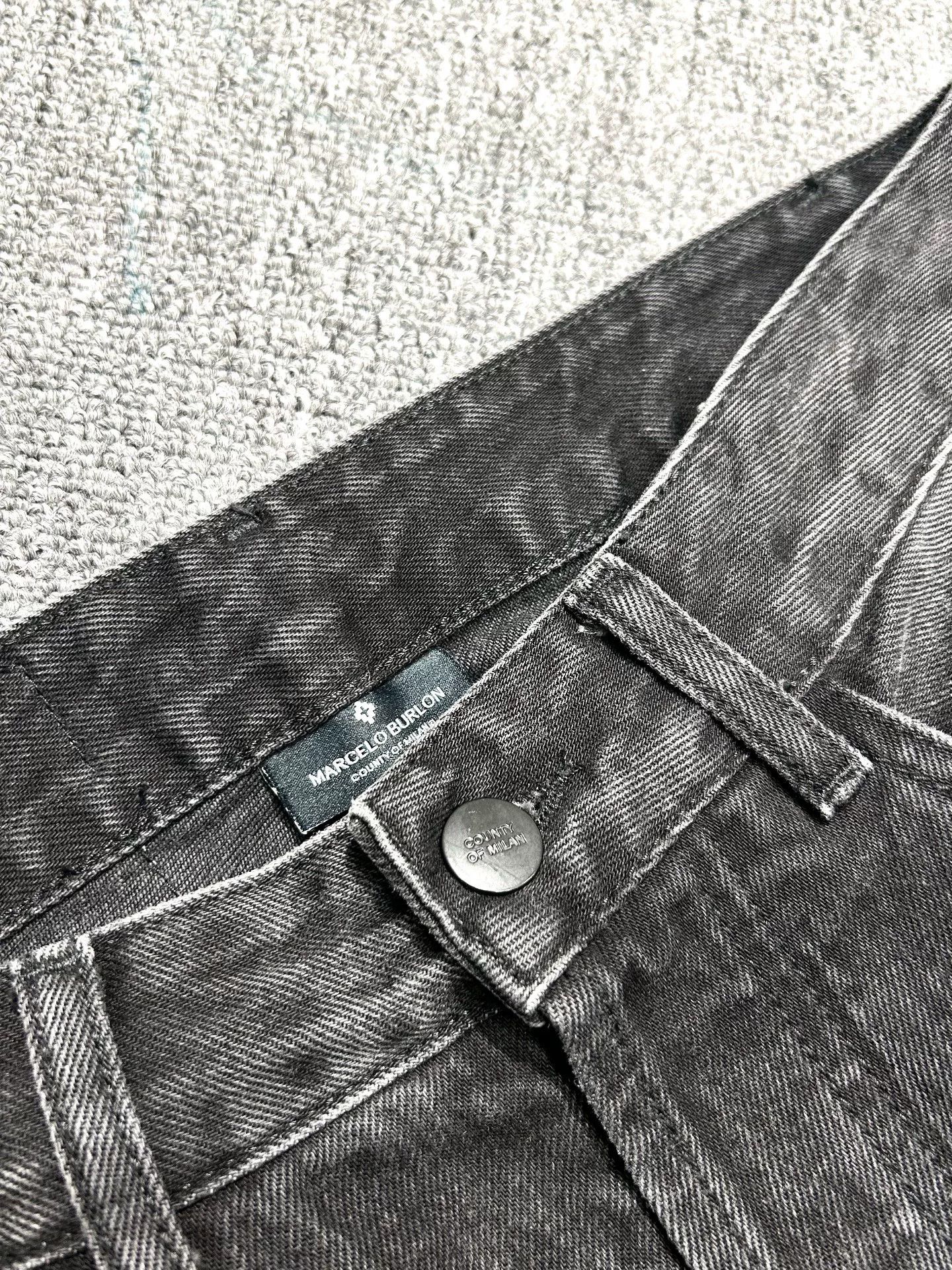 Marcelo Burlon MARCELO BURLON Men's Denim Pants Size US 30 / EU 46 - 3 Thumbnail