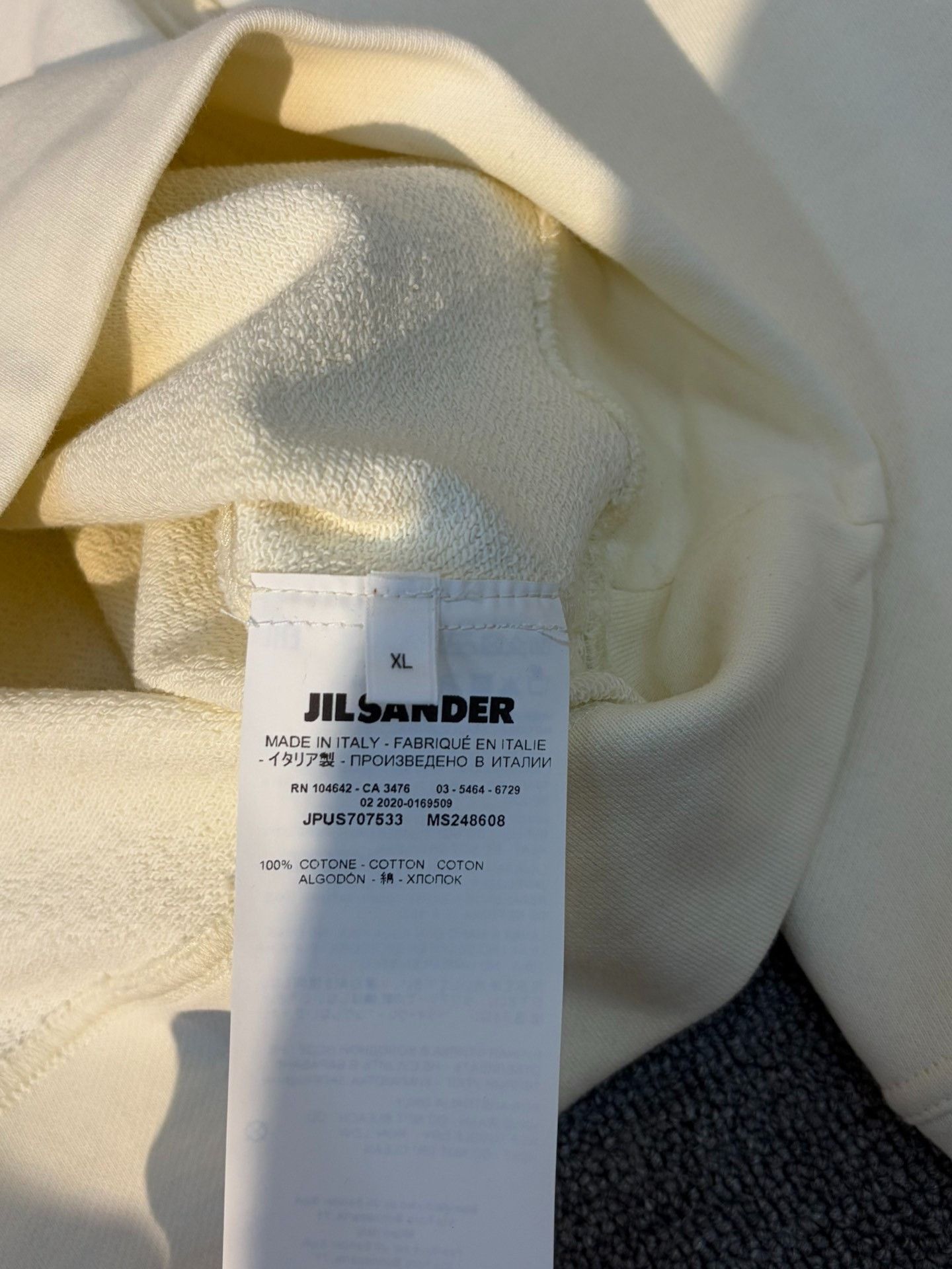 Jil Sander JIL SANDER Men's New Sweatshirt Size US XL / EU 56 / 4 - 4 Thumbnail