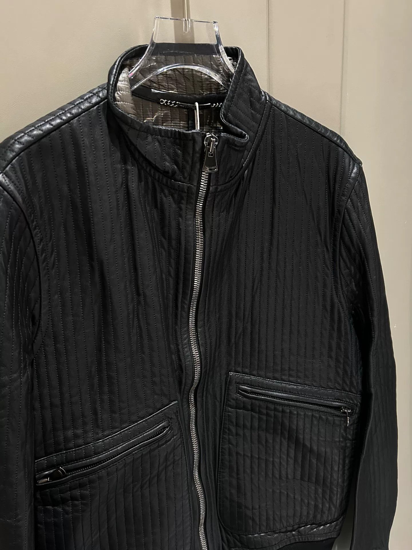 Dolce & Gabbana Dolce & Gabbana Lambskin Stand Collar Jacket Size US S / EU 44-46 / 1 - 2 Thumbnail