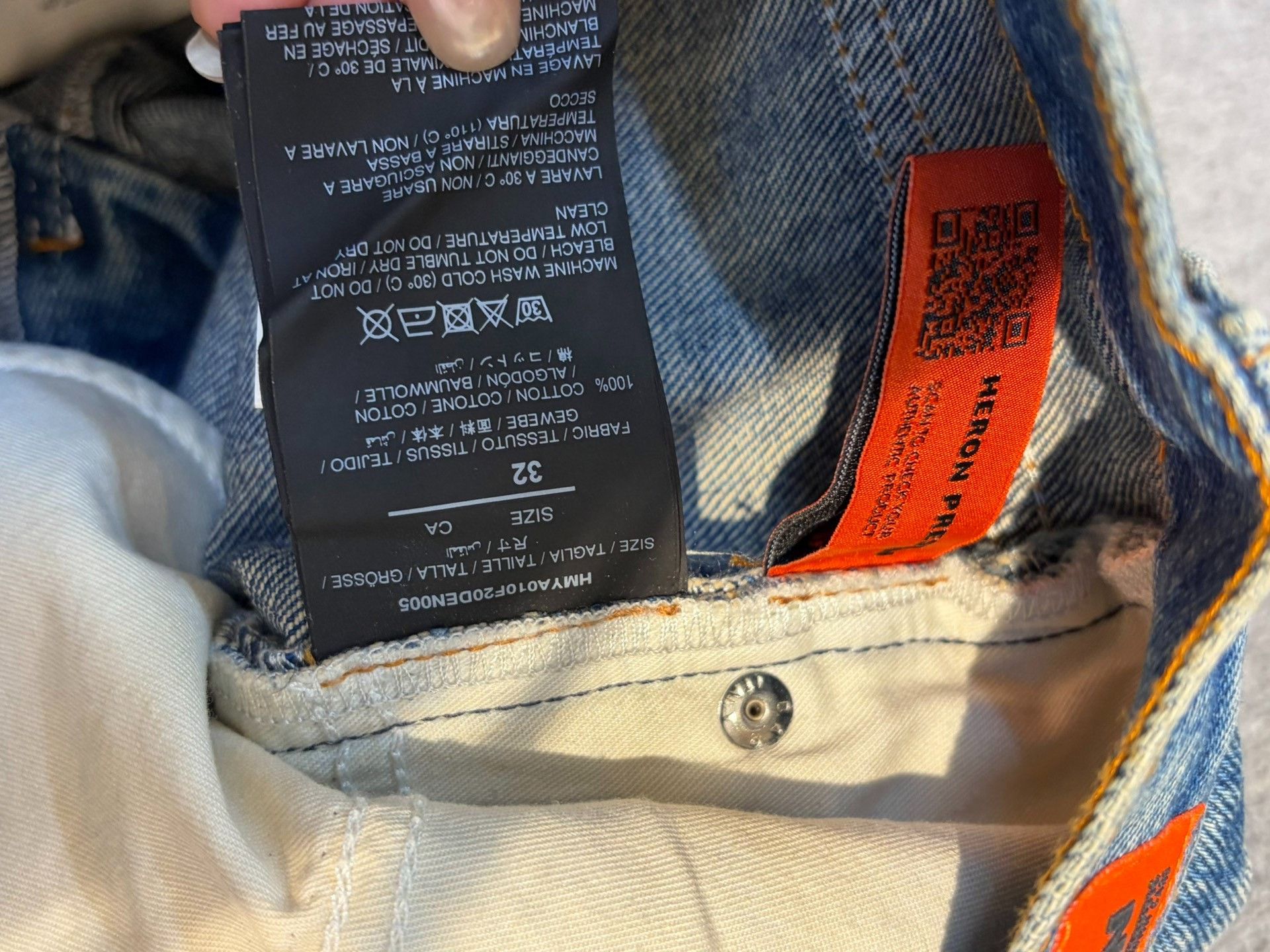 Heron Preston HERON PRESTON Men's Denim Pants Size US 30 / EU 46 - 5 Thumbnail