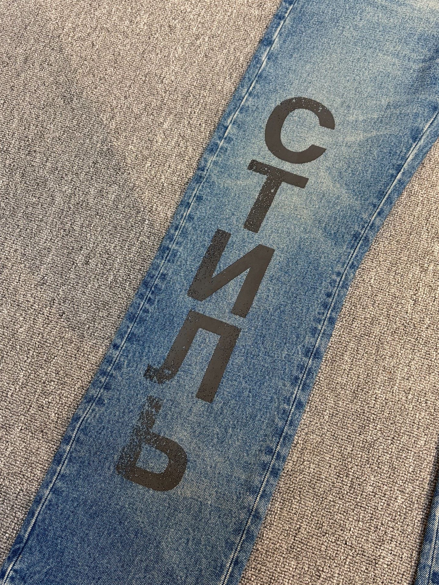 Heron Preston HERON PRESTON Men's Denim Pants Size US 30 / EU 46 - 2 Thumbnail