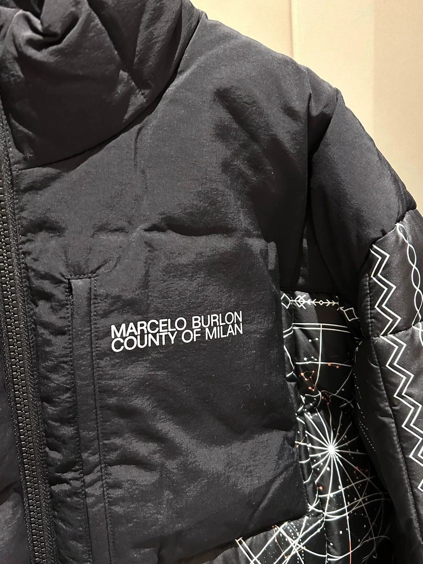 Marcelo Burlon Marcelo Burlon Men's Stand Collar Jacket Size US S / EU 44-46 / 1 - 2 Thumbnail