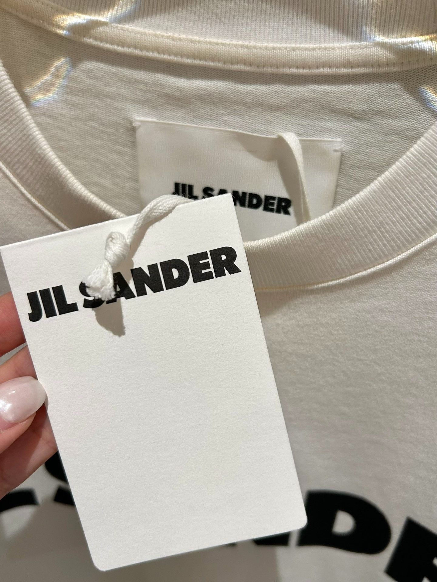 Jil Sander JIL SANDER Short Sleeve T-shirt Size US L / EU 52-54 / 3 - 3 Thumbnail