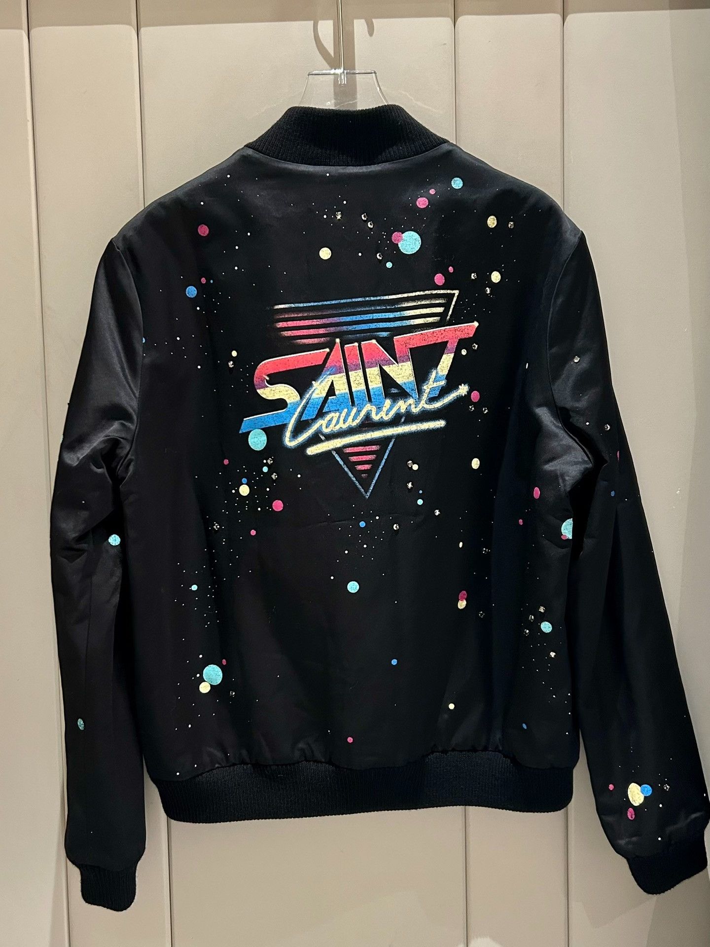 Saint Laurent Paris Saint Laurent Women's Starry Print Jacket Size S / US 4 / IT 40 - 4 Thumbnail