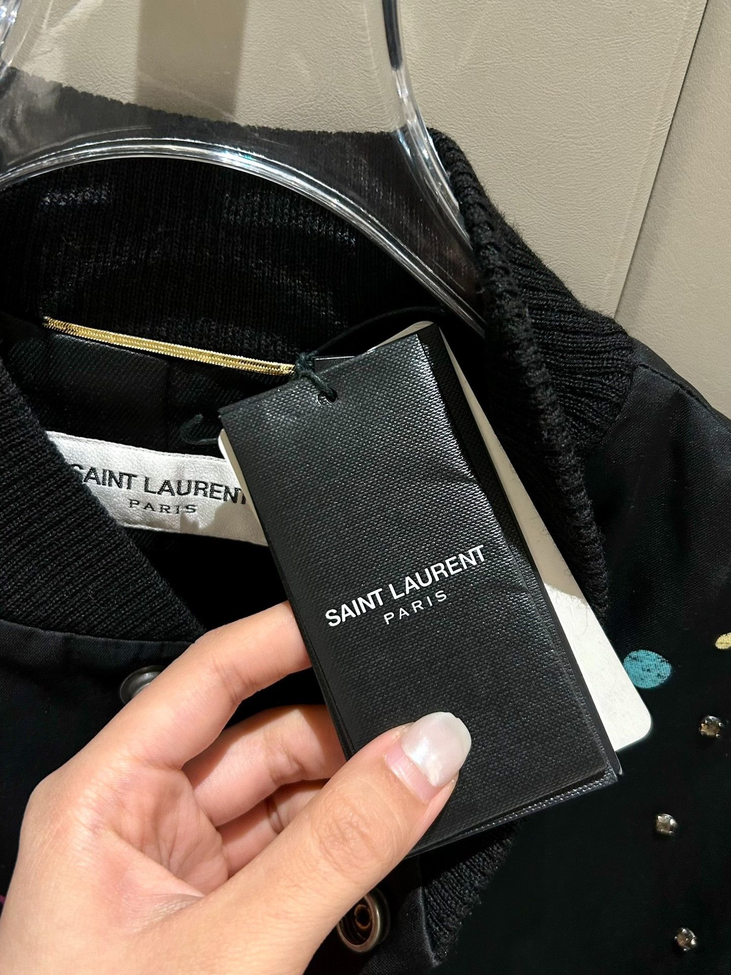 Saint Laurent Paris Saint Laurent Women's Starry Print Jacket Size S / US 4 / IT 40 - 3 Thumbnail